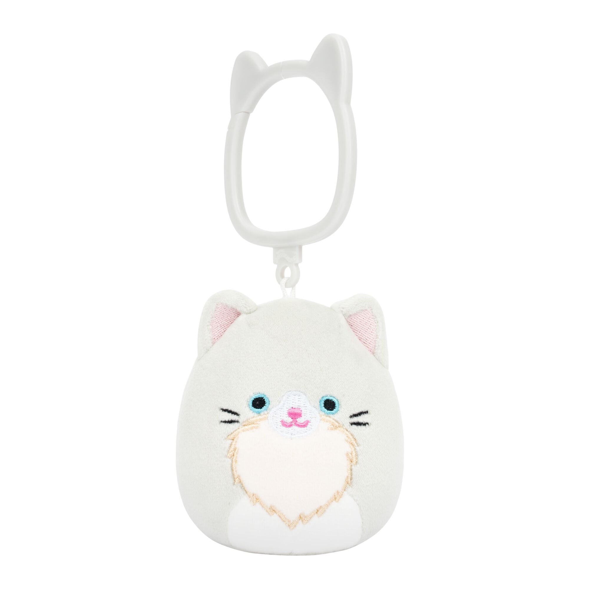 Squishmallows 3.5 Inch Clip On Plush Series 29 - Zachariah Angora Cat
