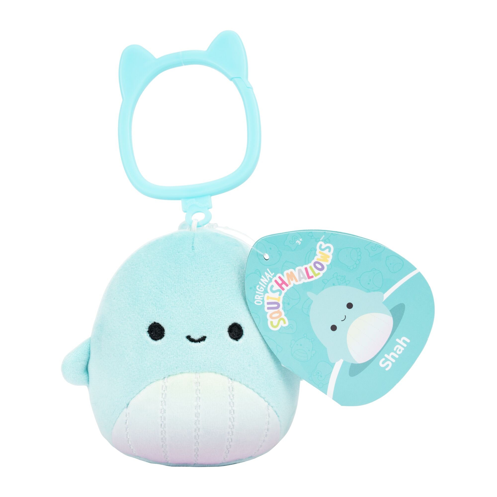 Squishmallows 3.5 Inch Clip On Plush Series 29 - Shah Teal Whale