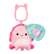Squishmallows 3.5 Inch Clip On Plush Series 29 - Auggie Pink Cuttlefish