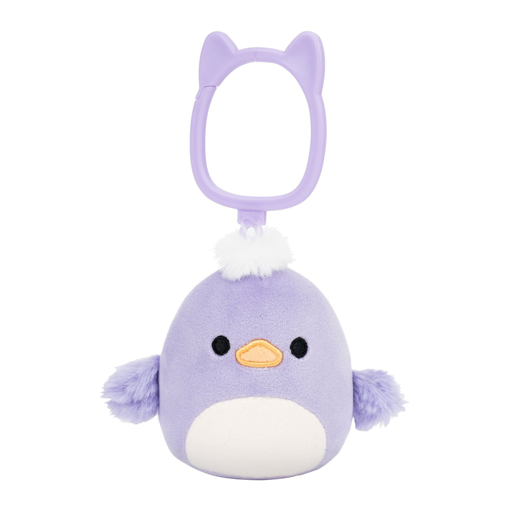 Squishmallows 3.5 Inch Clip On Plush Series 29 - Daquarius Purple Duck - 2