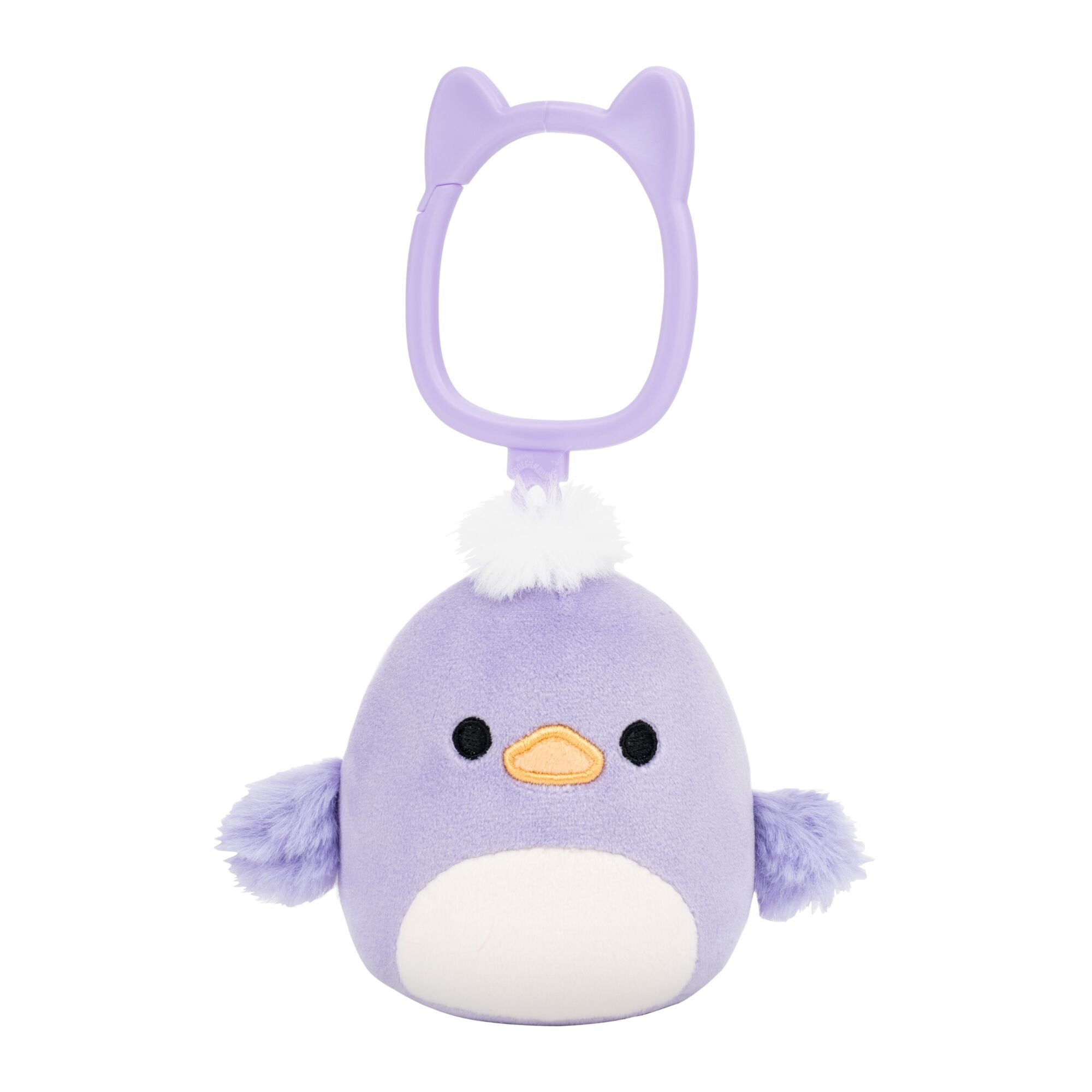 Squishmallows 3.5 Inch Clip On Plush Series 29 - Daquarius Purple Duck