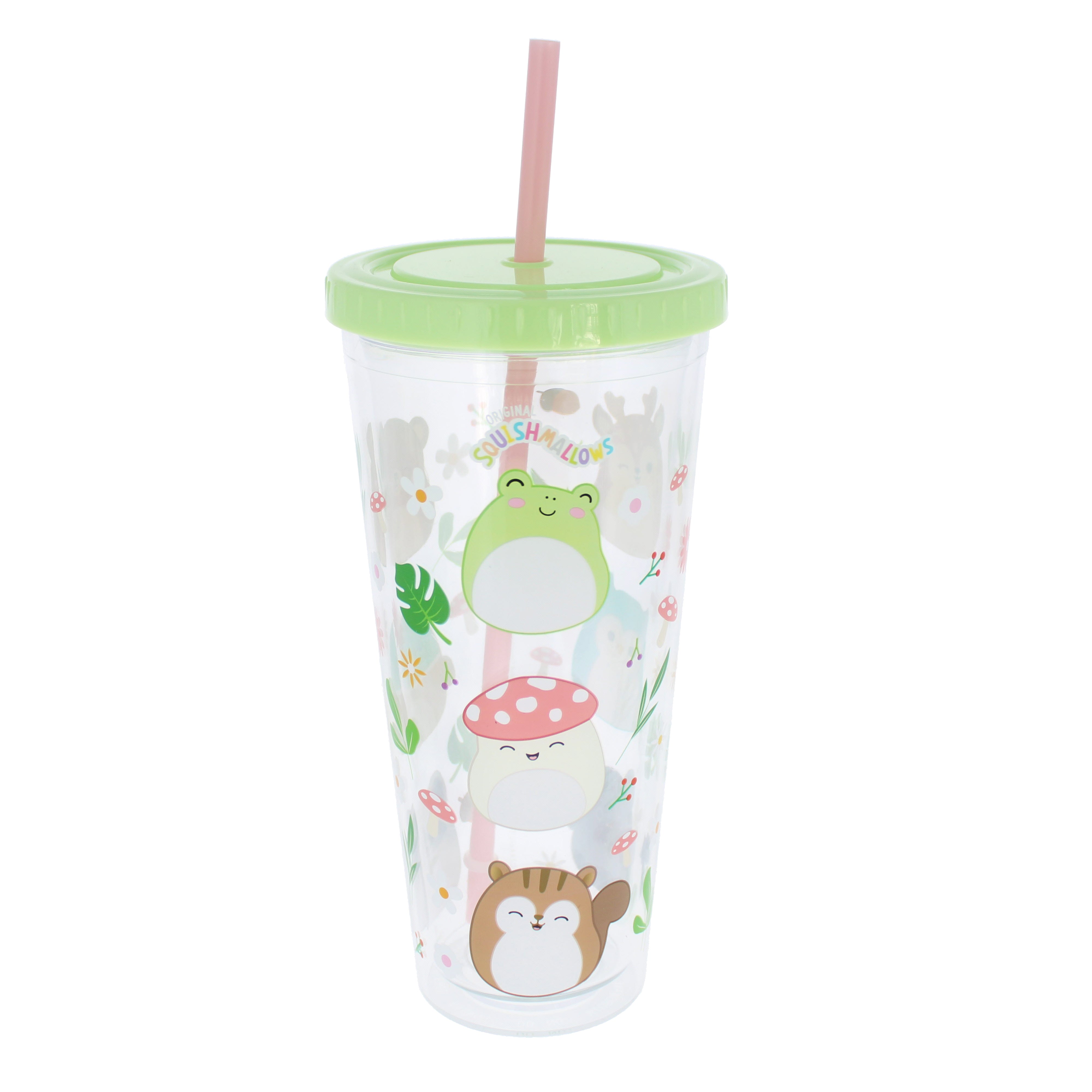 Squishmallows Cottage Collection Cup & Straw