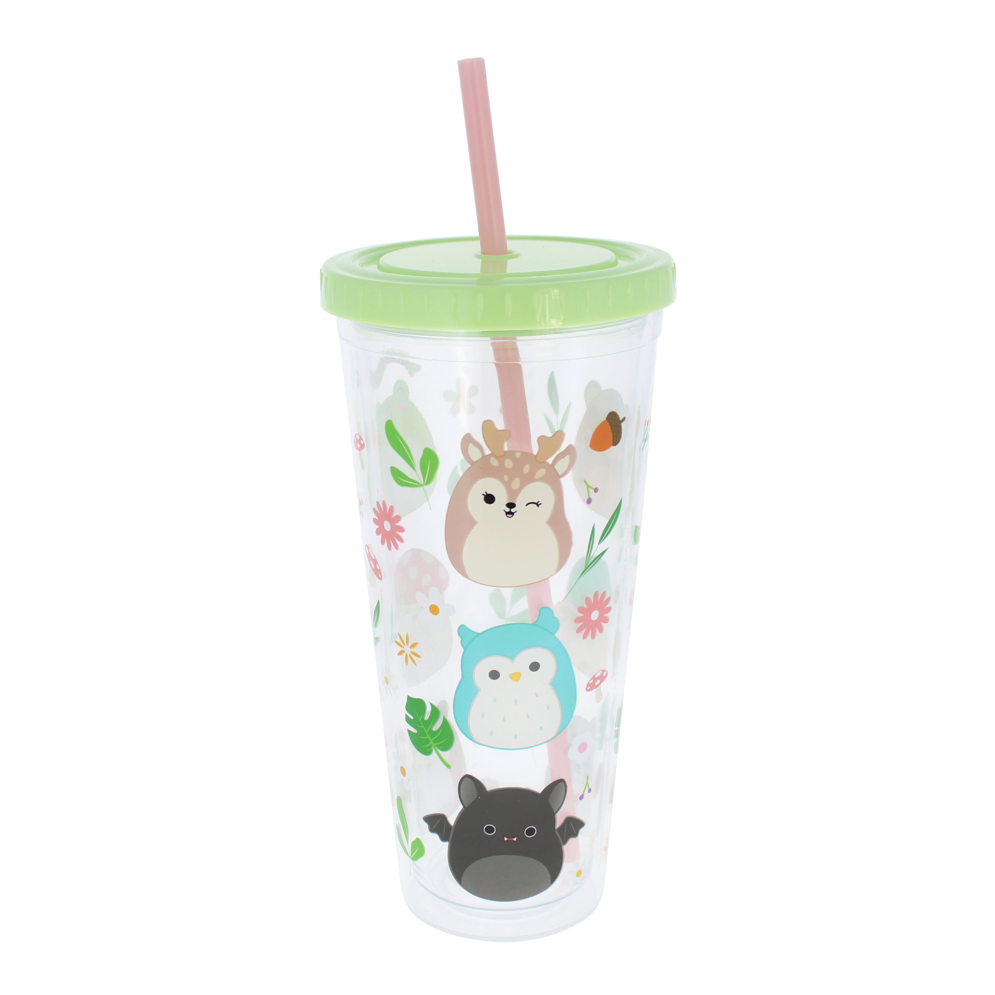 Squishmallows Cottage Collection Cup & Straw