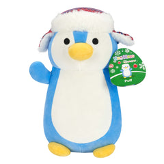 SQUISHMALLOWS CHRISTMAS HUGMEES 14 INCH PLUSH - PUFF THE PENGUIN