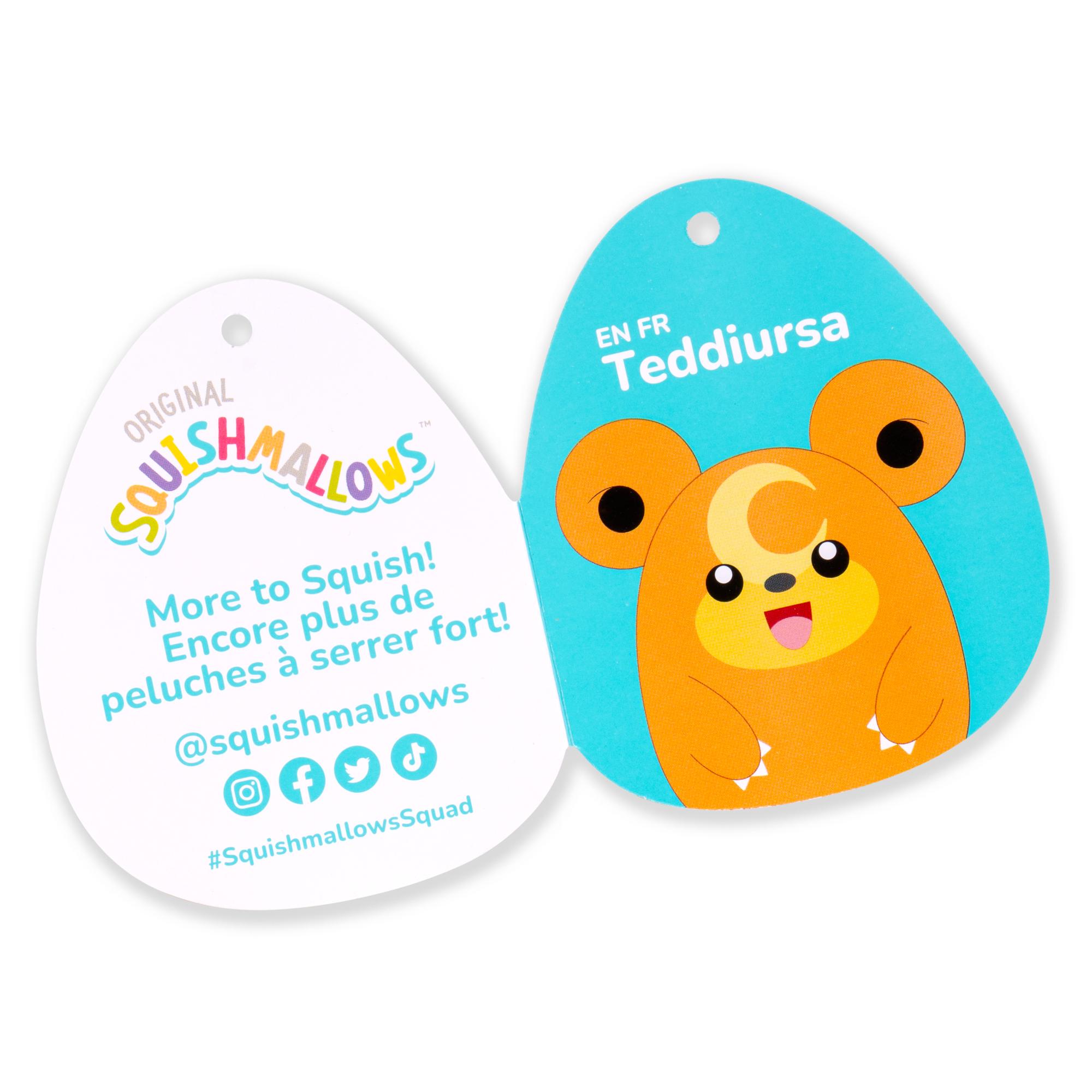 Squishmallows Pokemon 10 Inch Plush Teddiursa