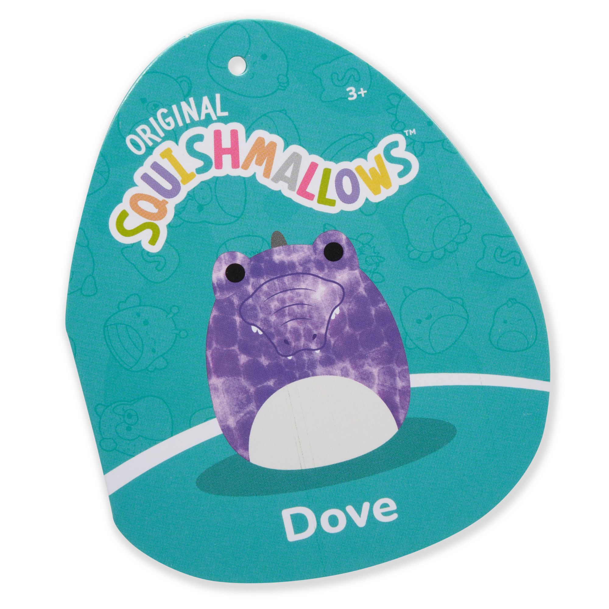 Squishmallows 12 Inch Plush  S17 Dove Purple Crocodile