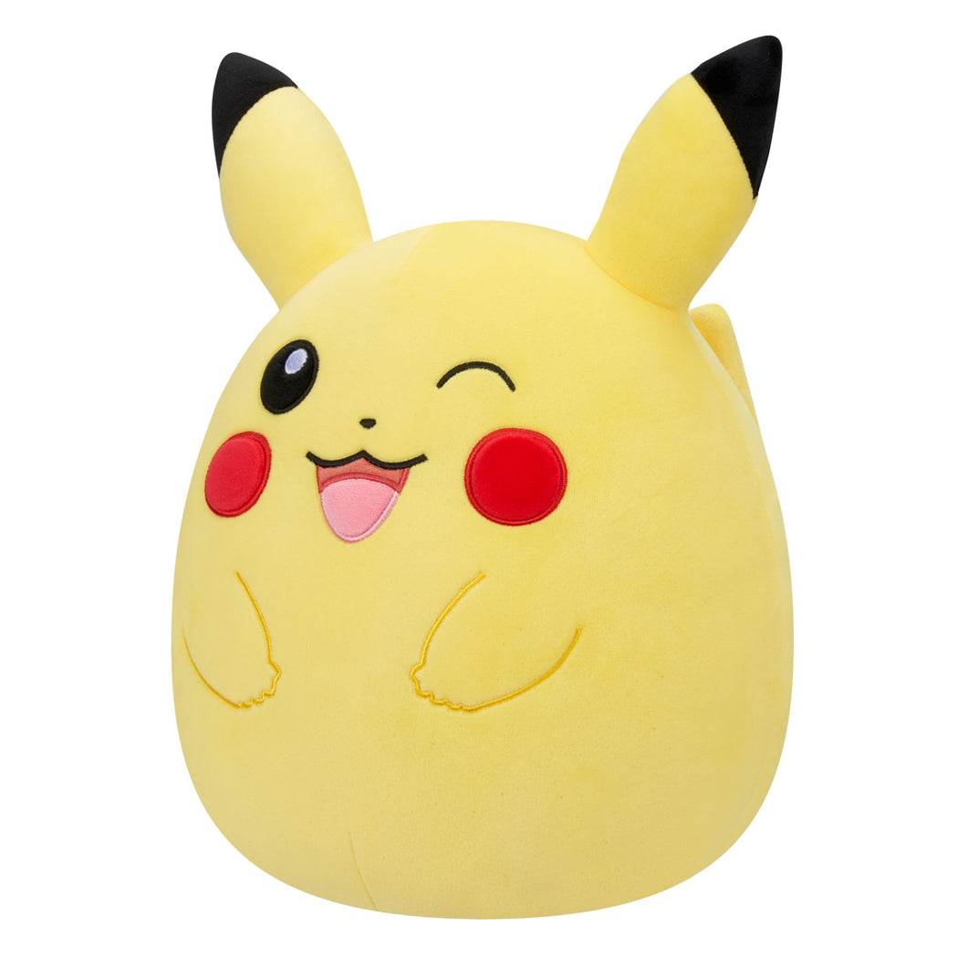 Squishmallows Pokemon 10 Inch Plush  Winking Pikachu - 3