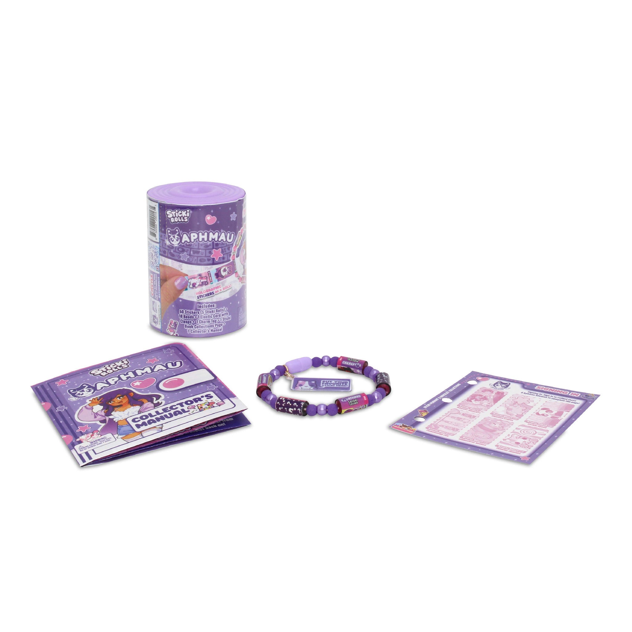 Aphmau Sticki Rolls Sticki Band Capsule Assorted Styles