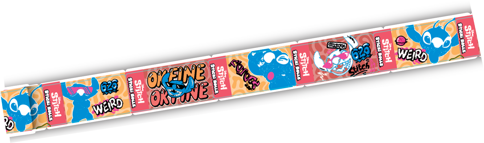 Sticki Rolls Disney Stitch Sticki Band Capsule