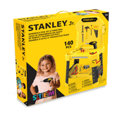 Stanley Jr. 140 Piece Workbench Tool Set & Power Drill