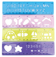 Stencil Ruler 15cm Assorted Styles