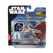 Star Wars 3 Inch Vehicle & Figure Micro Galaxy Squadron 0011 Asajj Ventress's Ginivex Starfighter