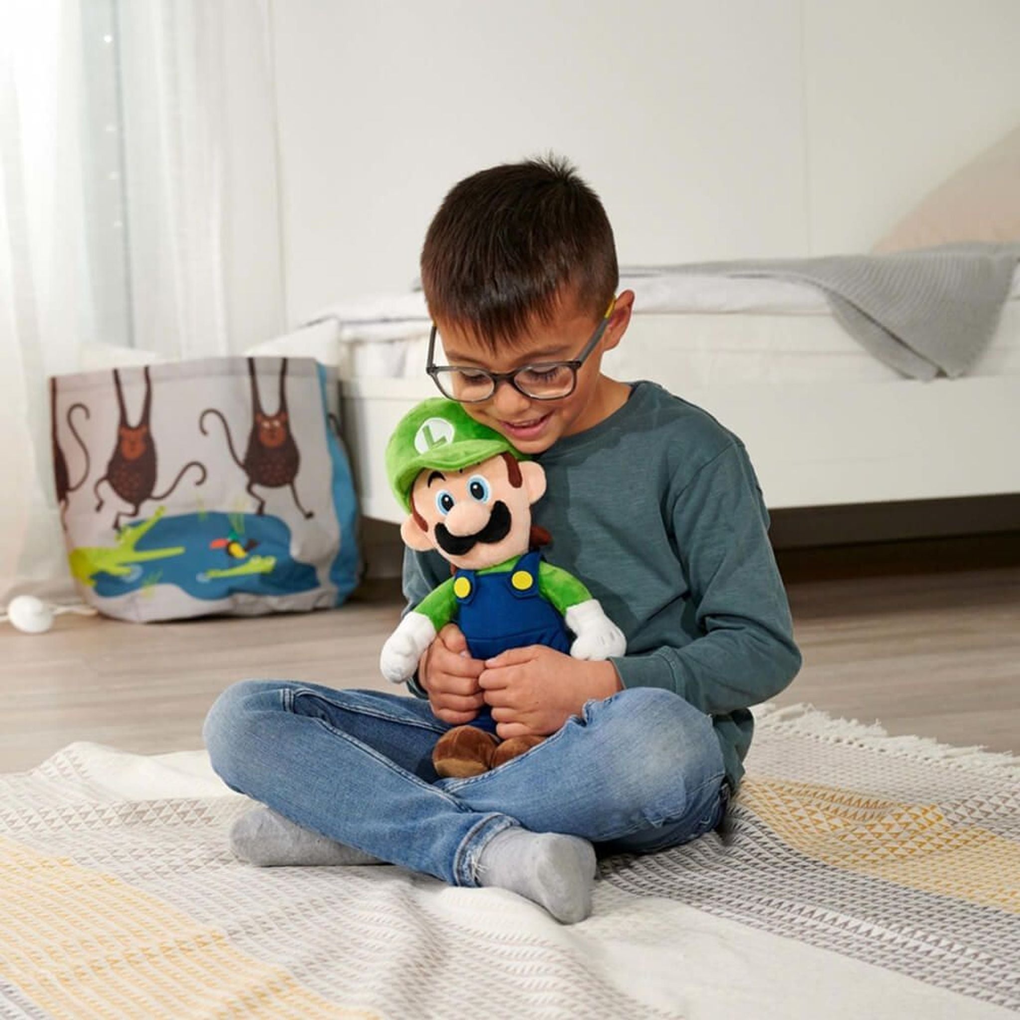 Super Mario 30cm Plush Luigi