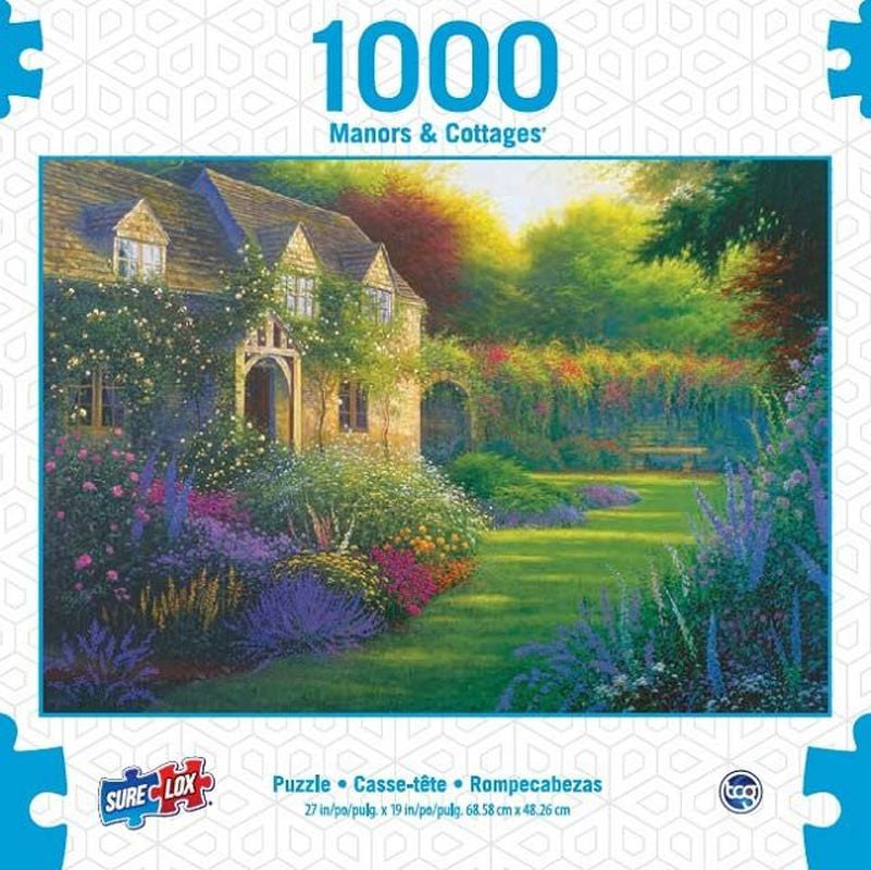 SURELOX MANORS AND COTTAGES FLOWERS 1000 PIECE