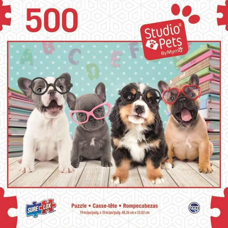 SURELOX STUDIO PETS DOGS IN GLASSES 500 PIECE