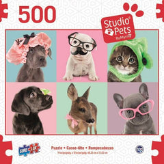 SURELOX STUDIO PETS DOG 6 PANEL 500 PIECE