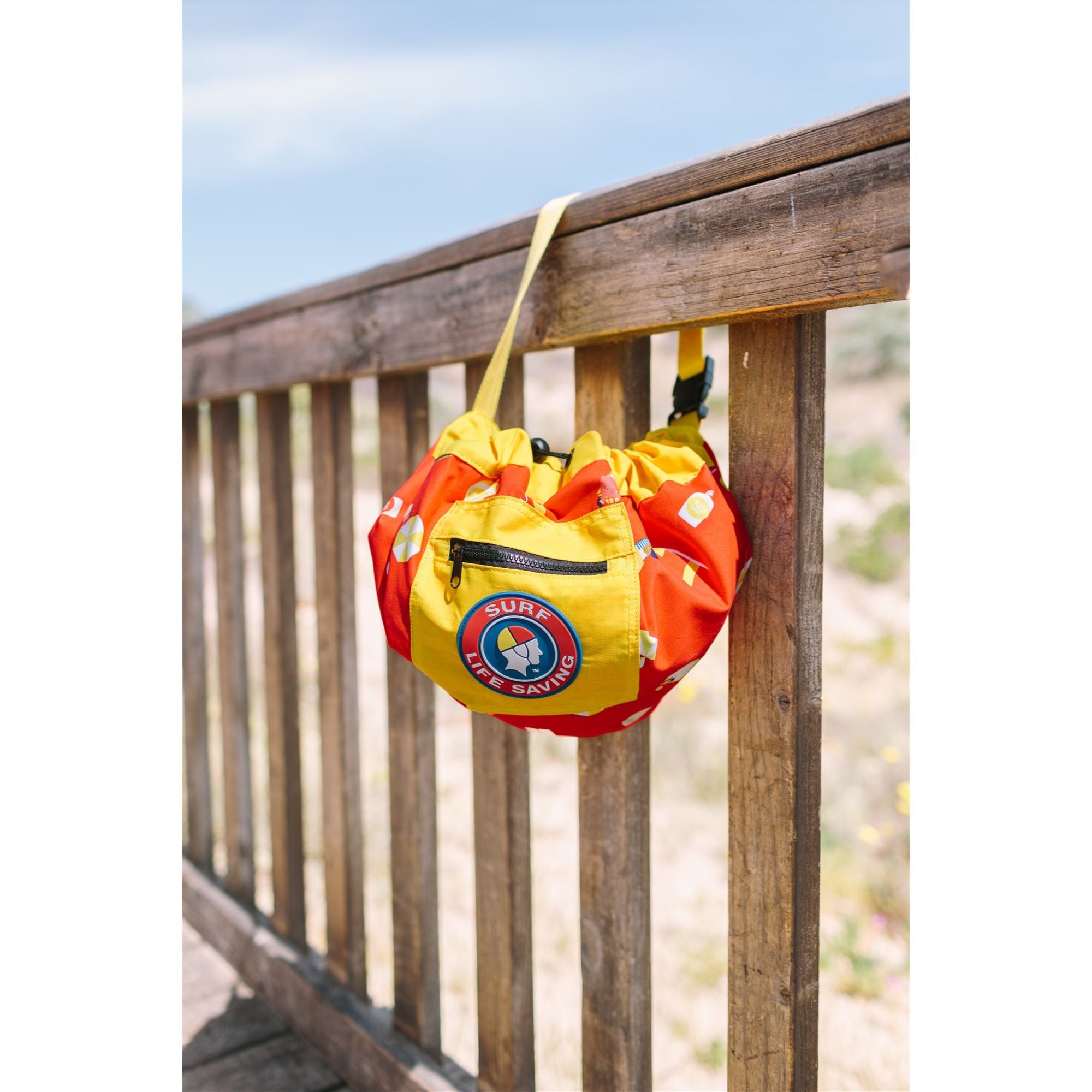 Surf's Up Surf Life Saving Aqua Pouch Mini Toy Storage Bag & Mat