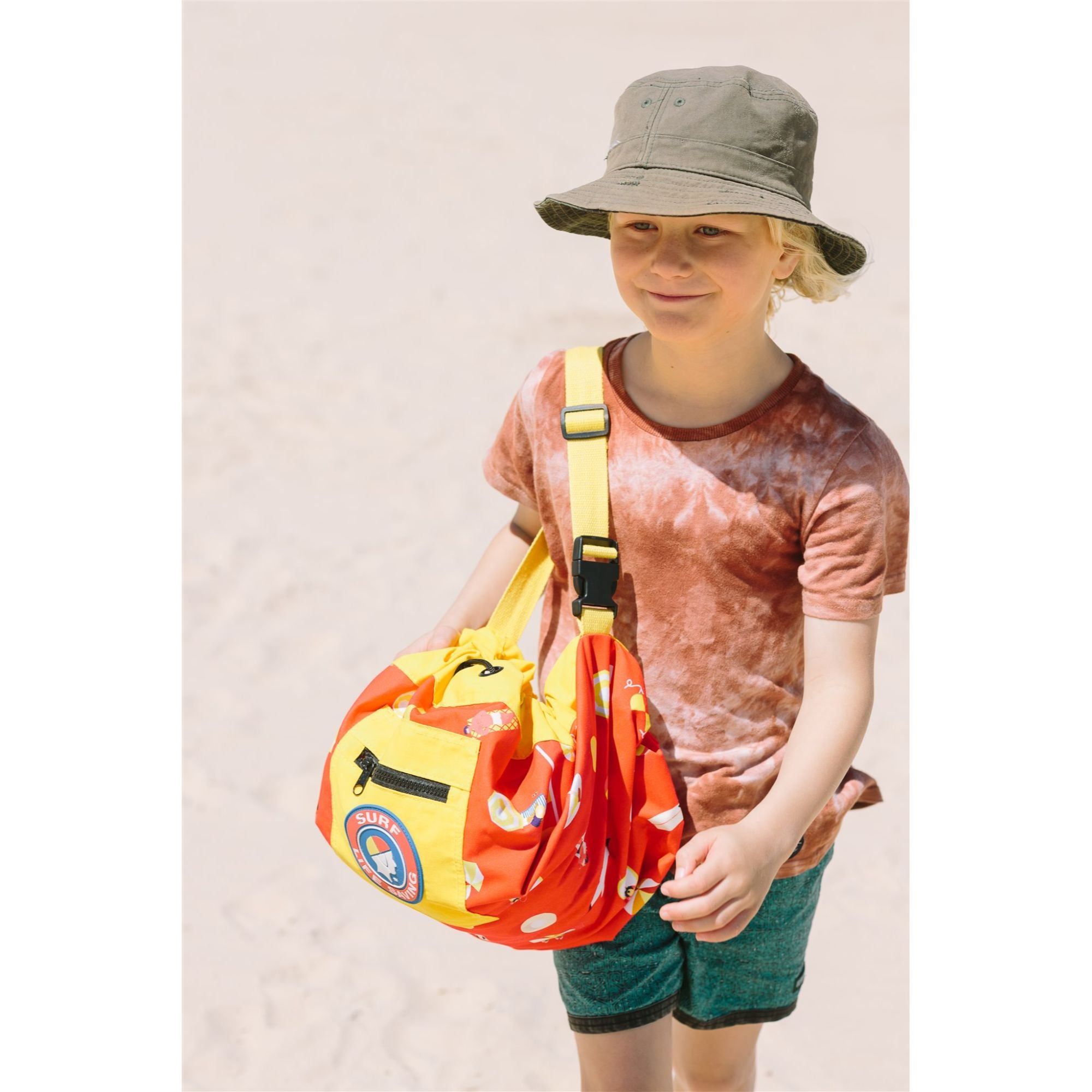 Surf's Up Surf Life Saving Aqua Pouch Mini Toy Storage Bag & Mat