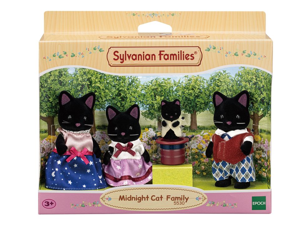 Sylvanian Families Midnight Cat Family