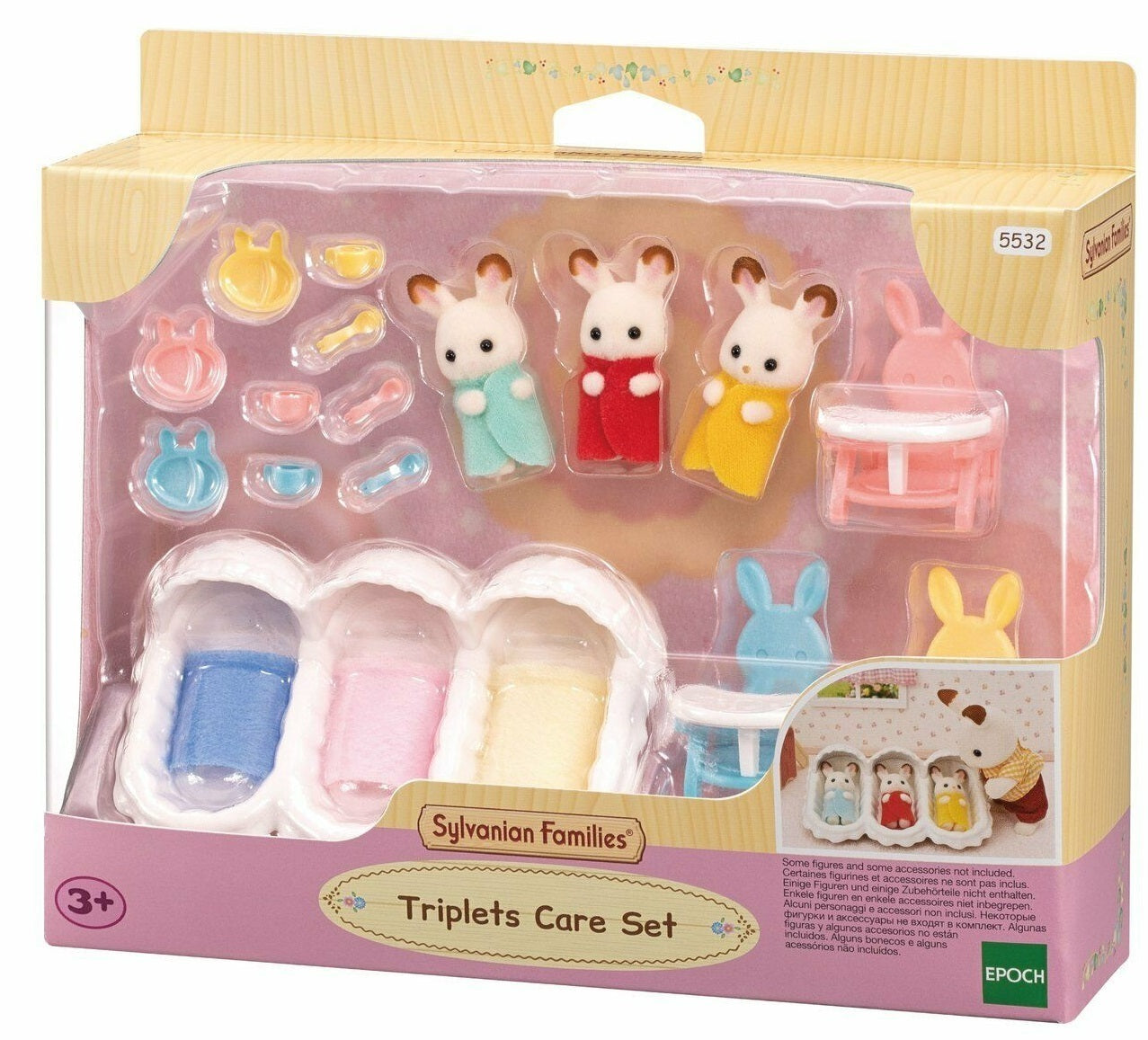 Sylvanian Families Triplets Care Accessories Set - Toyworld Australia