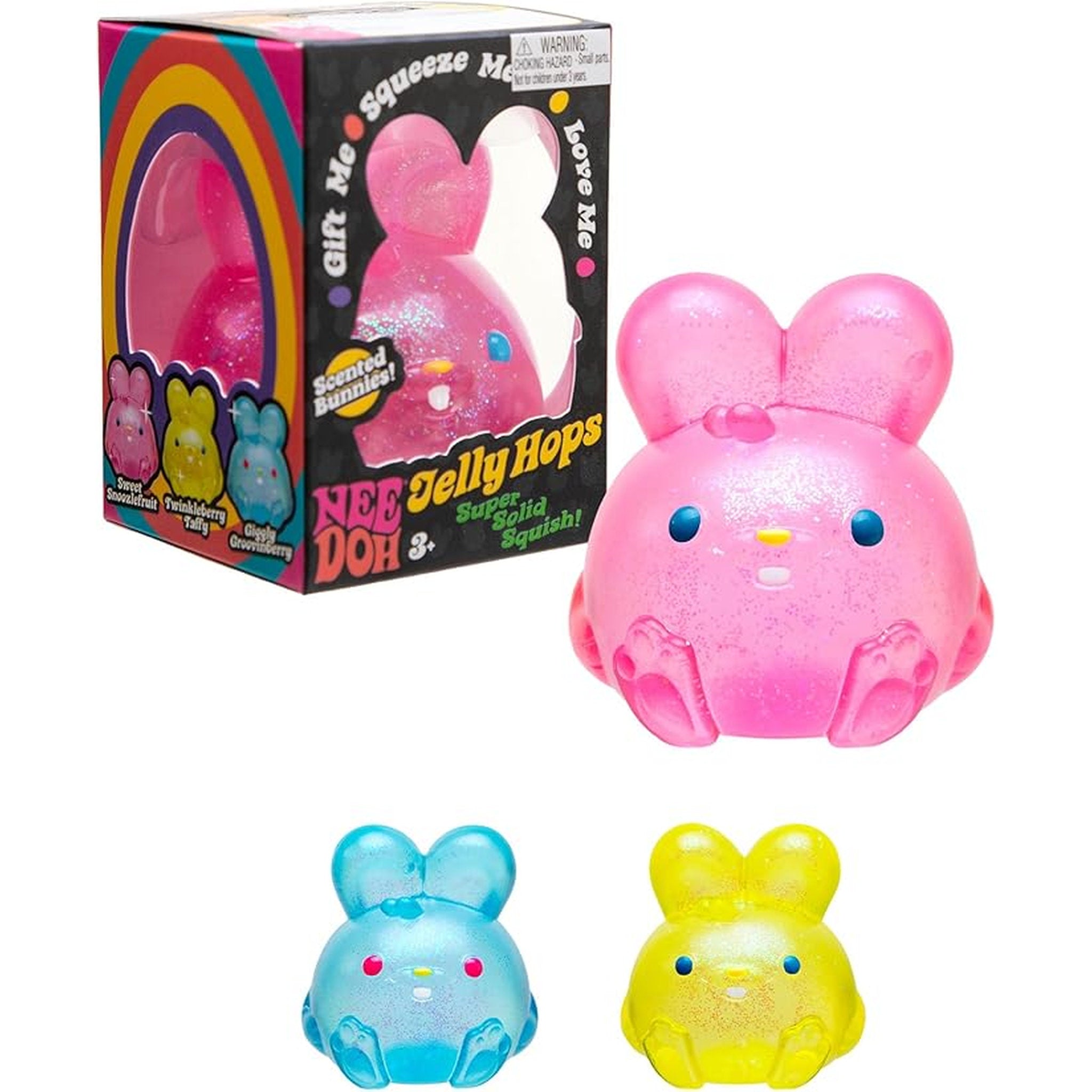Schylling NeeDoh Jelly Hops Bunny Scented Assorted Styles