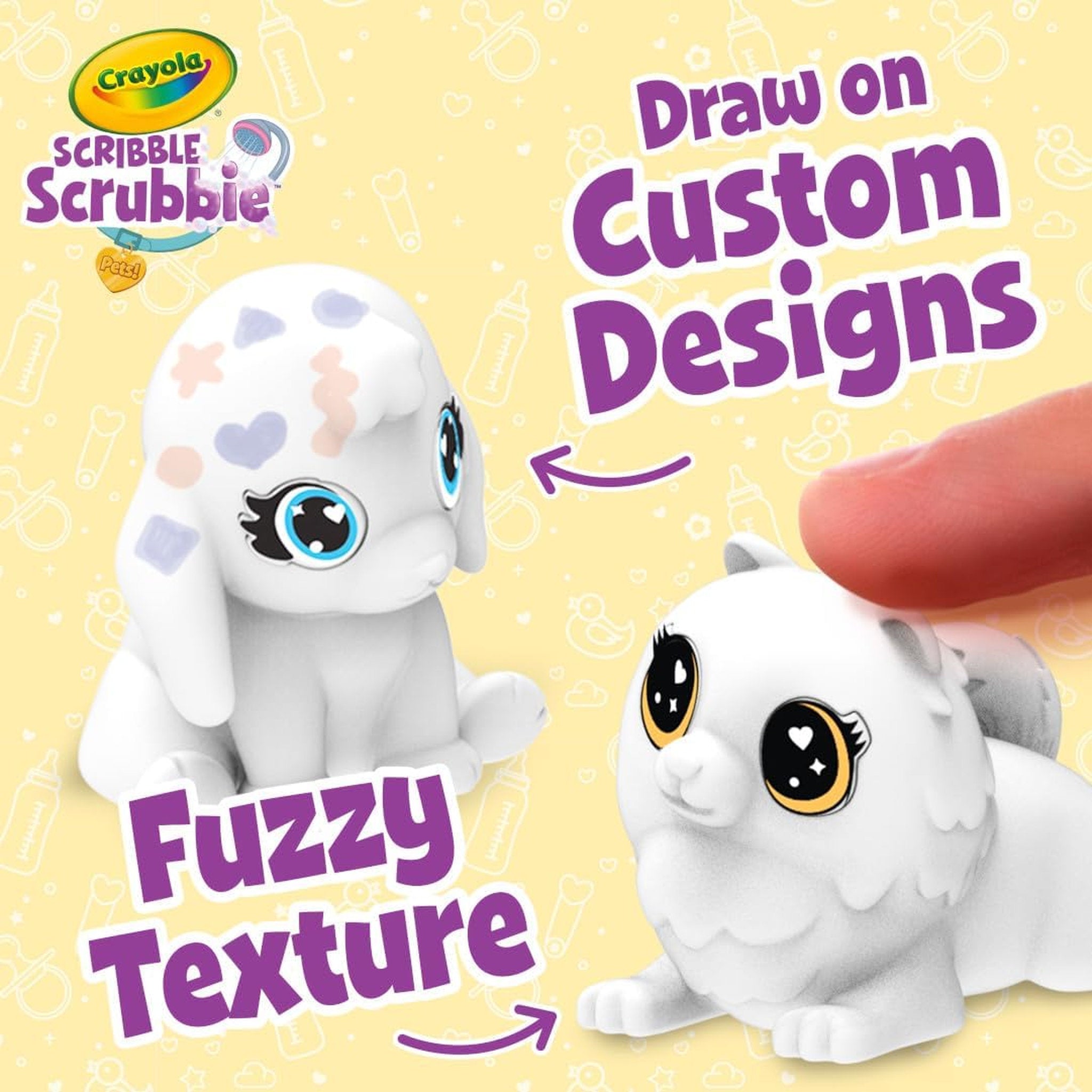Scribble Scrubbie Baby Pets Nursery Set