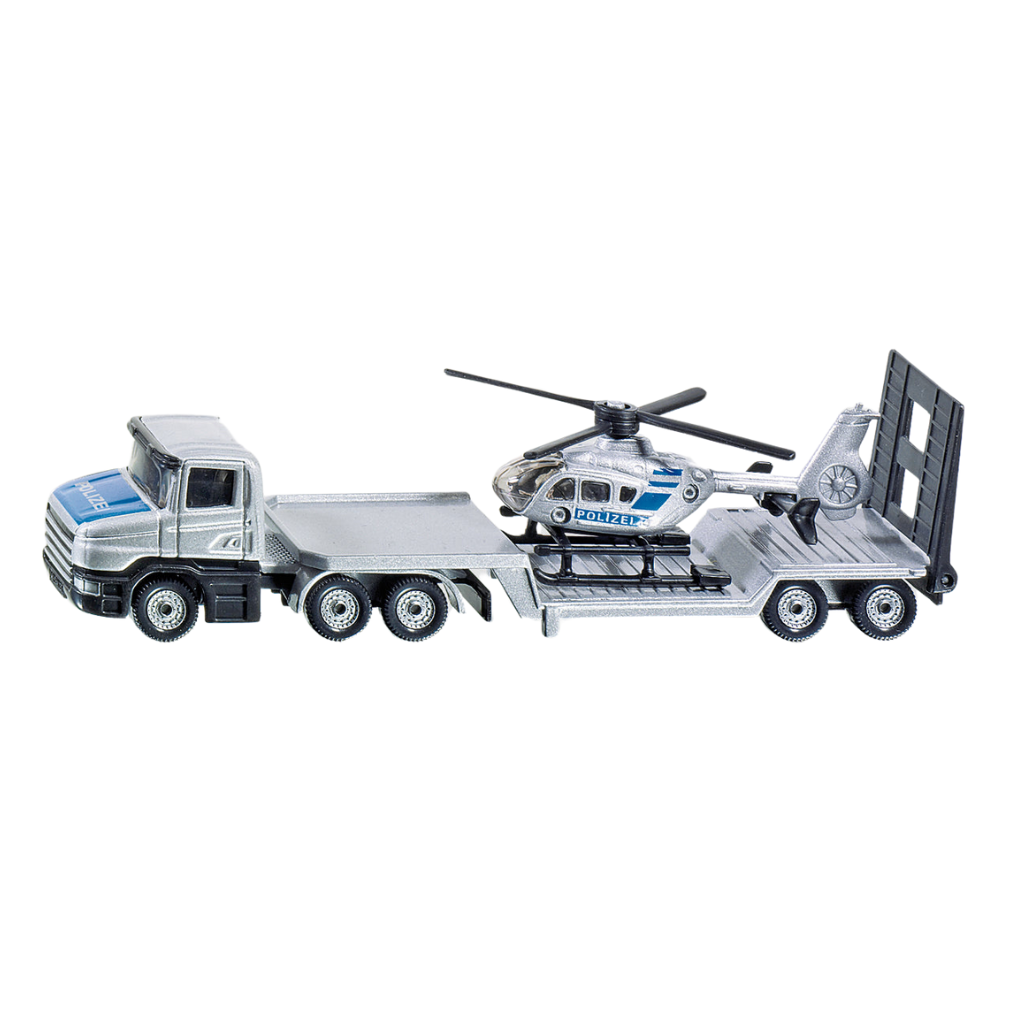 Siku 1610 Low Loader With Helicopter - Toyworld Australia