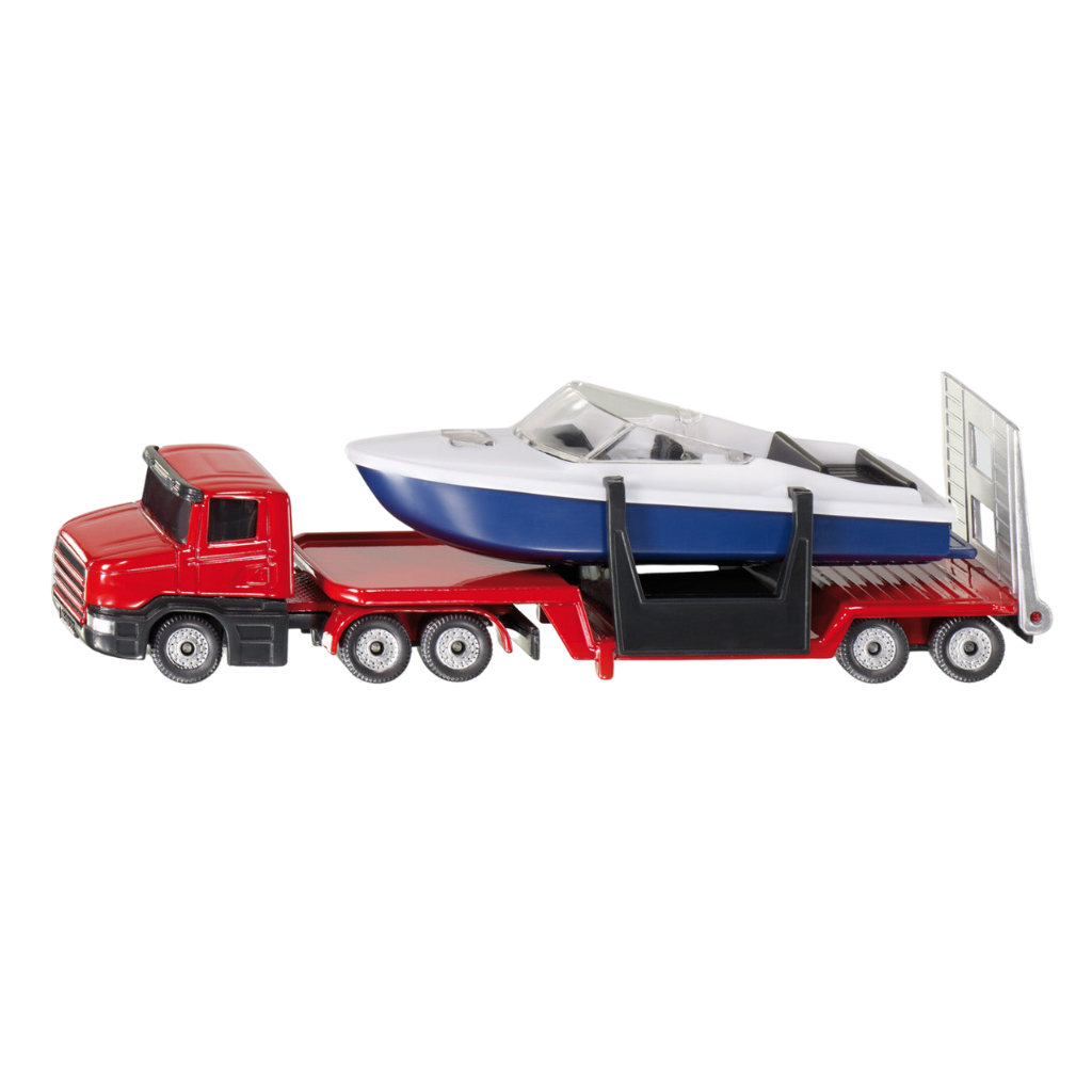 Siku 1613 Low Loader With Boat