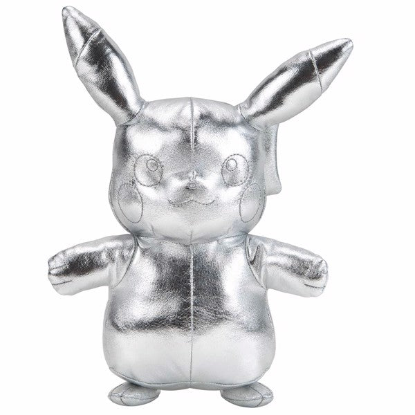 Pokemon 8 Inch Plush - Silver Pikachu - Toyworld Australia
