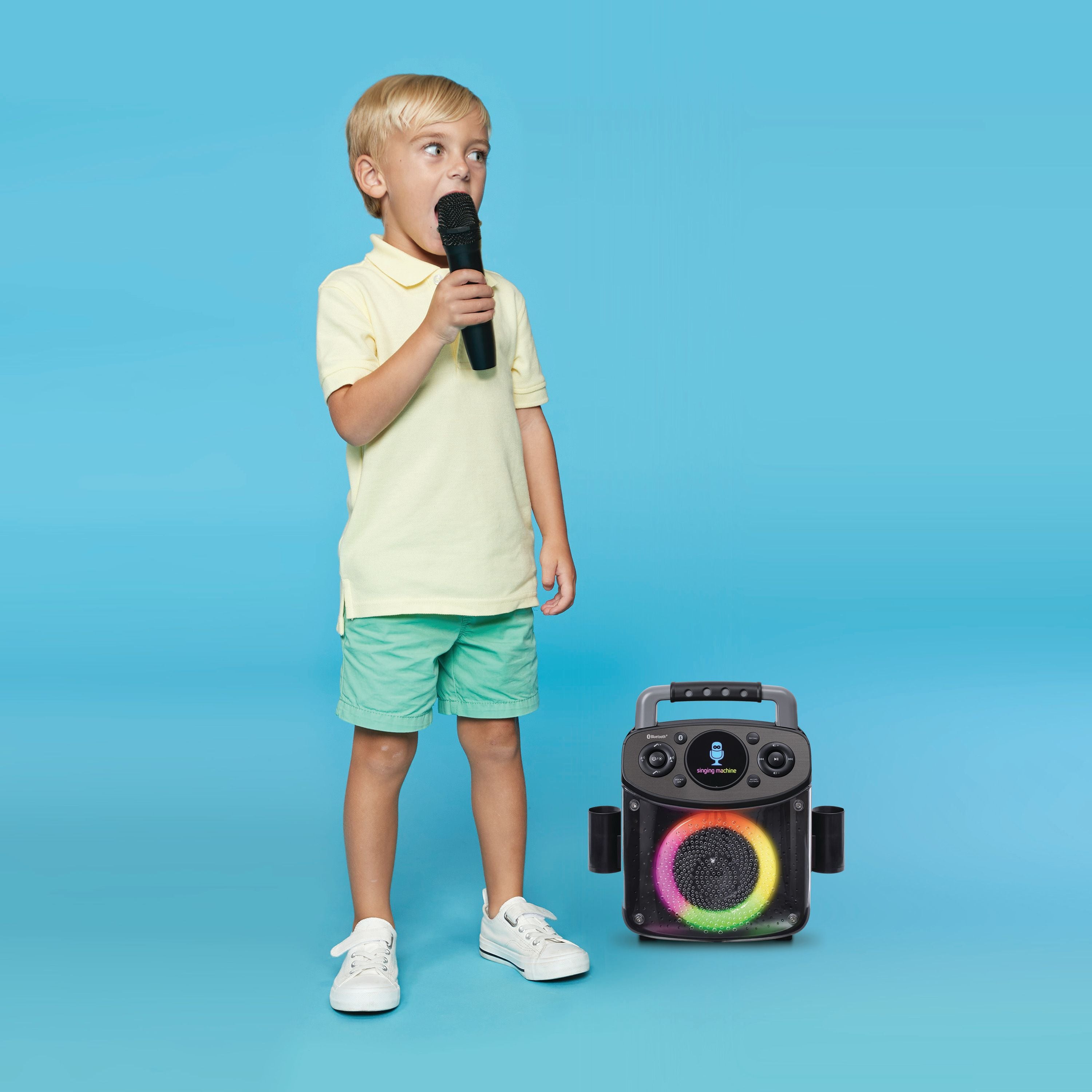 Singing Machine Mini Sparkle Bluetooth Karaoke Speaker