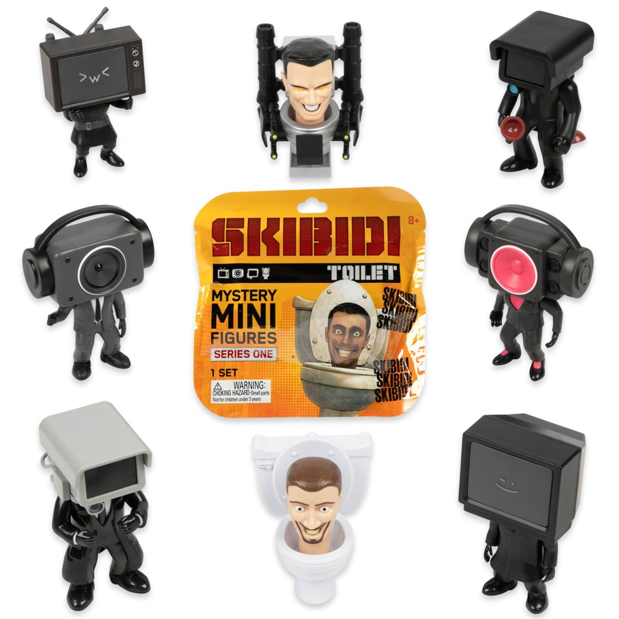 Skibidi Toilet Mini Mystery Figures Series 1