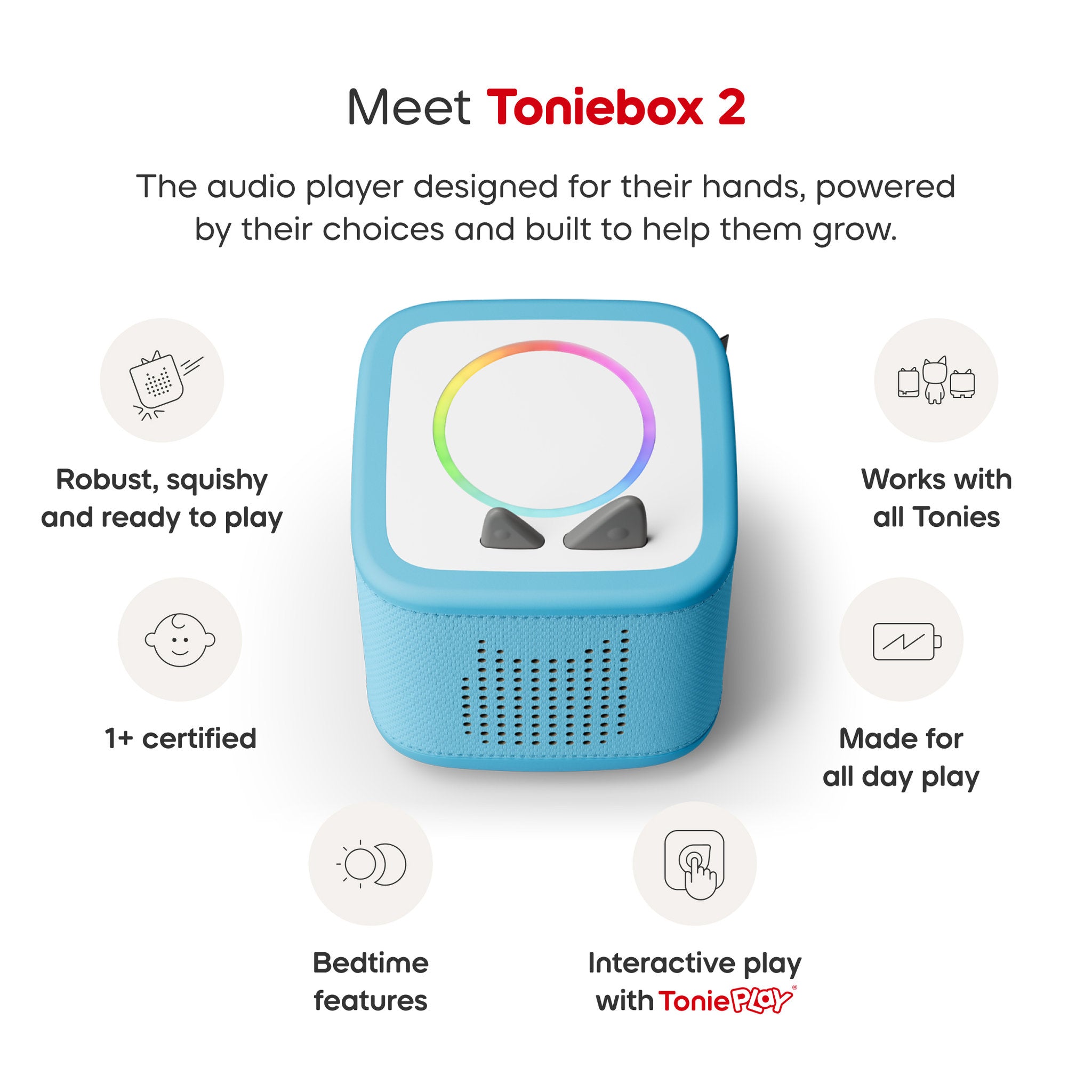 Tonies PAW Patrol Toniebox 2 Full Play Set - Sky Blue