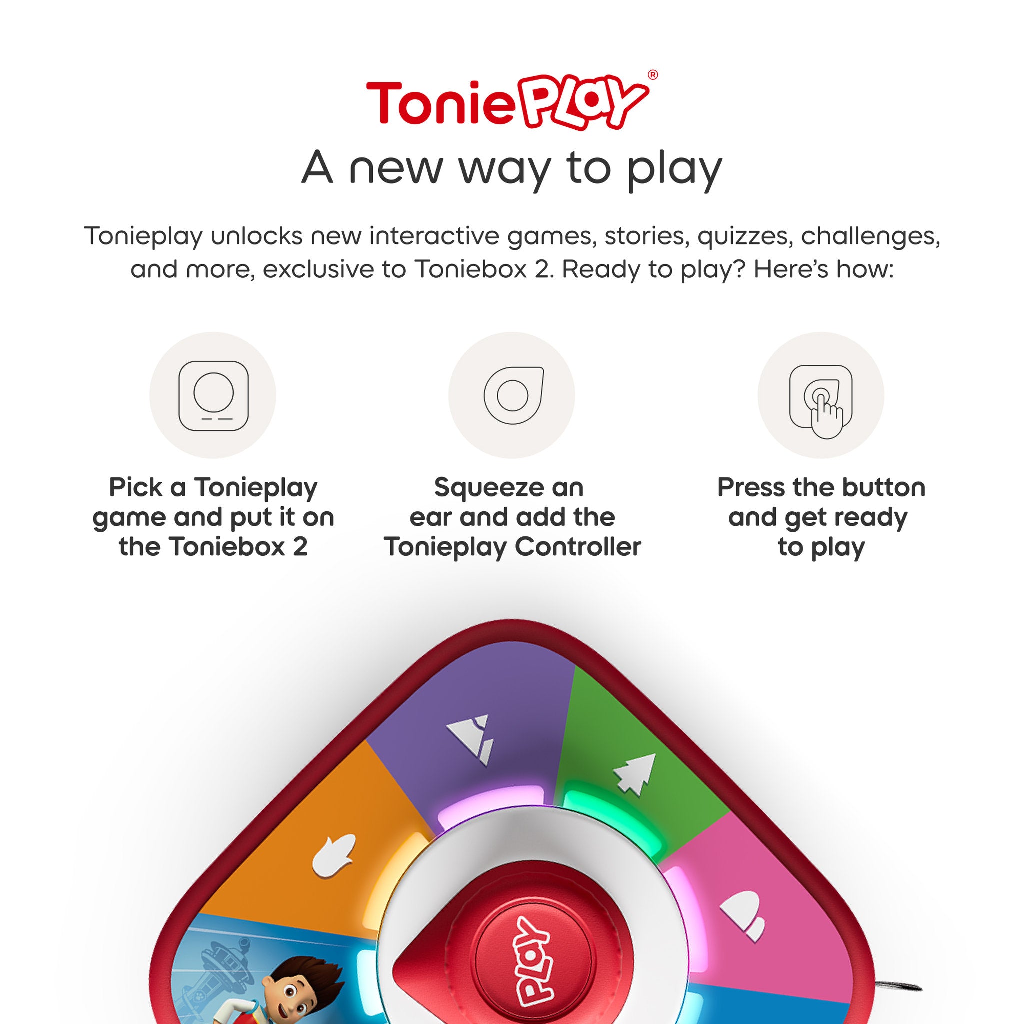 Tonies PAW Patrol Toniebox 2 Full Play Set - Sky Blue