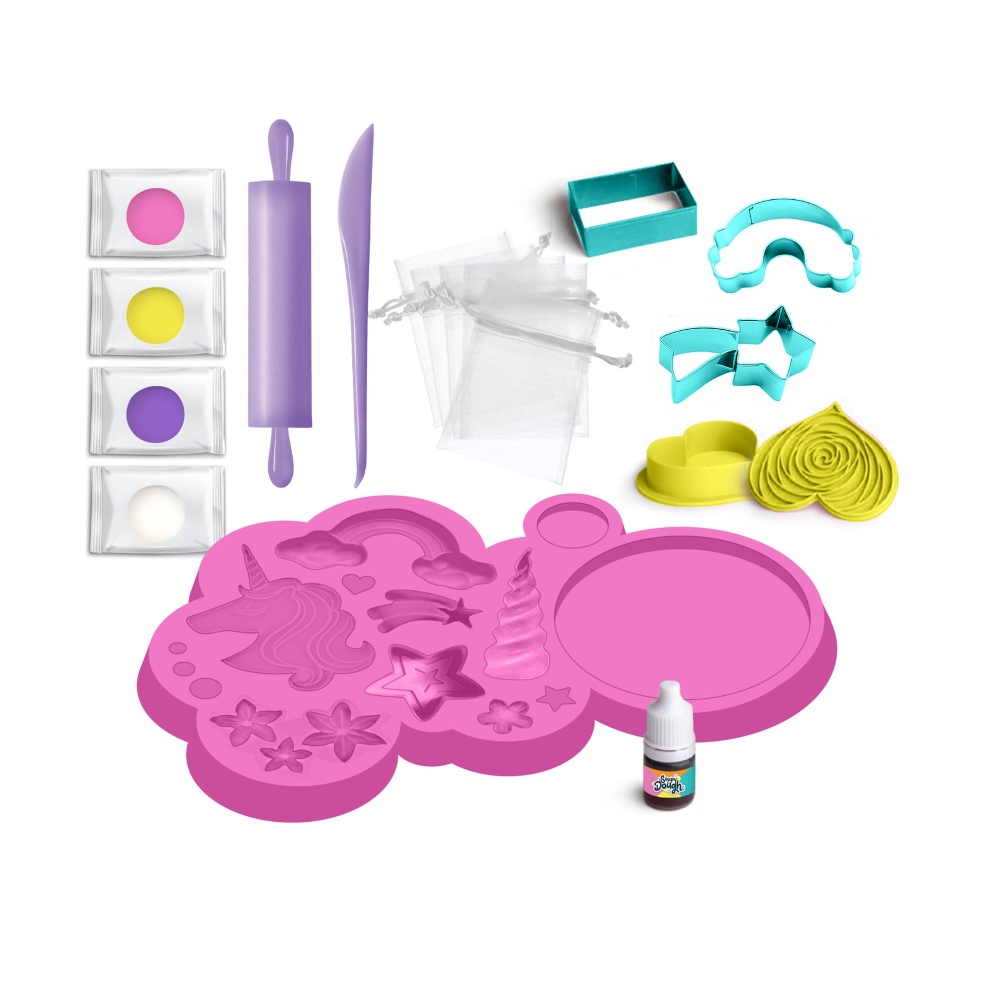 Soapy Dough Rainbow Dreams Sparkling Unicorn Set - Toyworld Australia