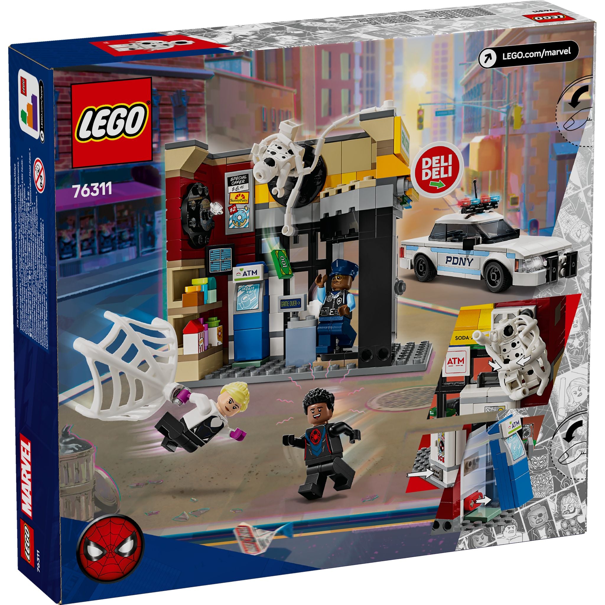 LEGO 76311 Marvel Super Heroes Spider-Verse: Miles Morales vs. The Spot