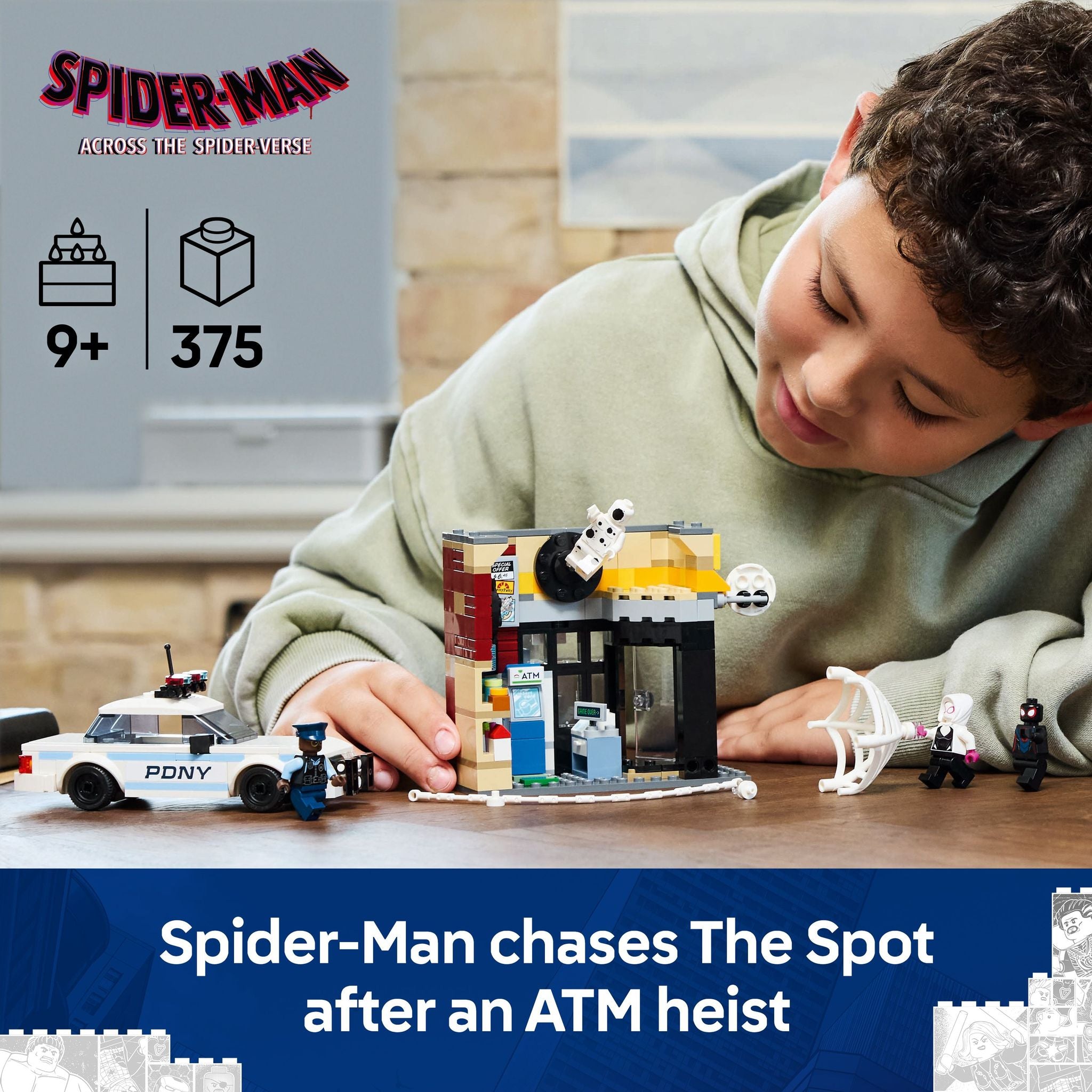 LEGO 76311 Marvel Super Heroes Spider-Verse: Miles Morales vs. The Spot