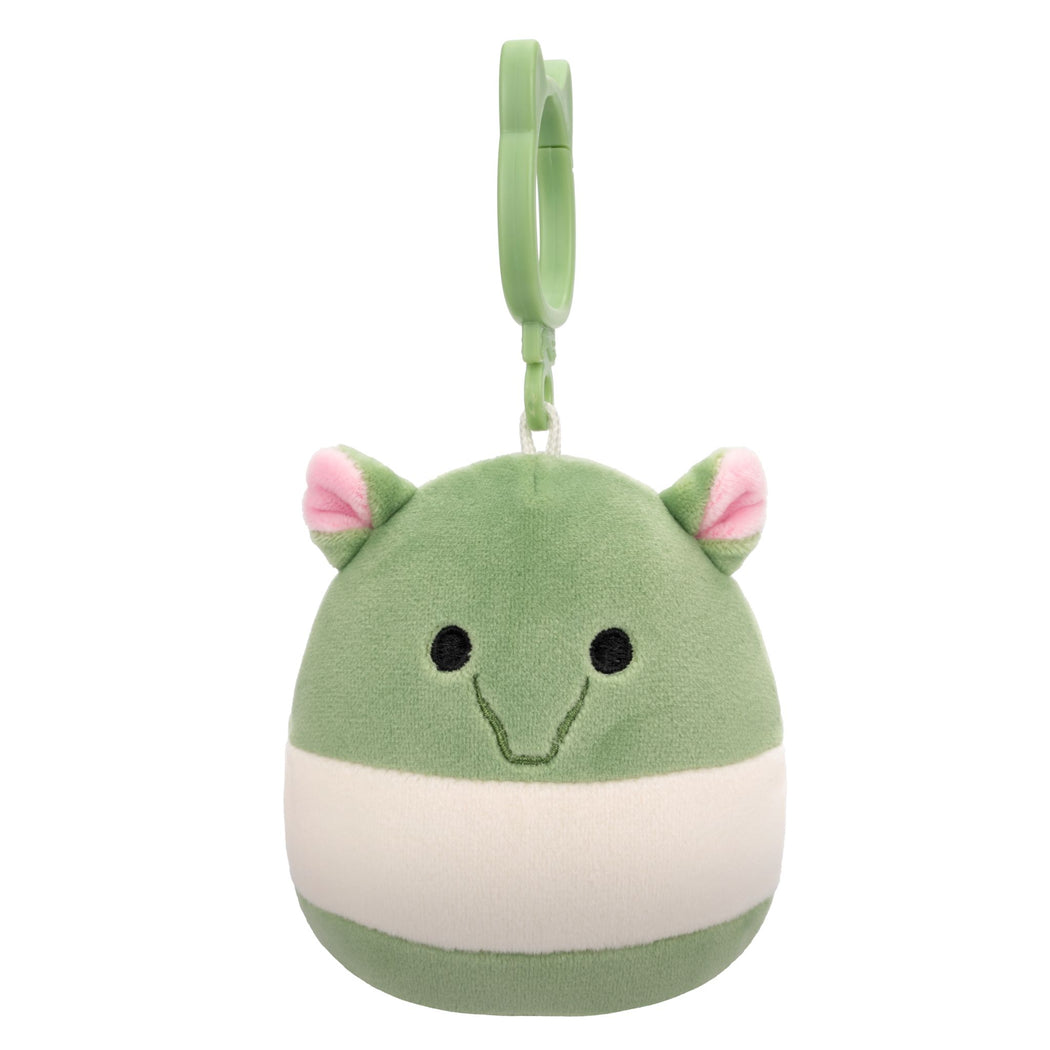 Squishmallows 3.5 Inch Plush Clip-On S20 Gerald Green Tapir - 2