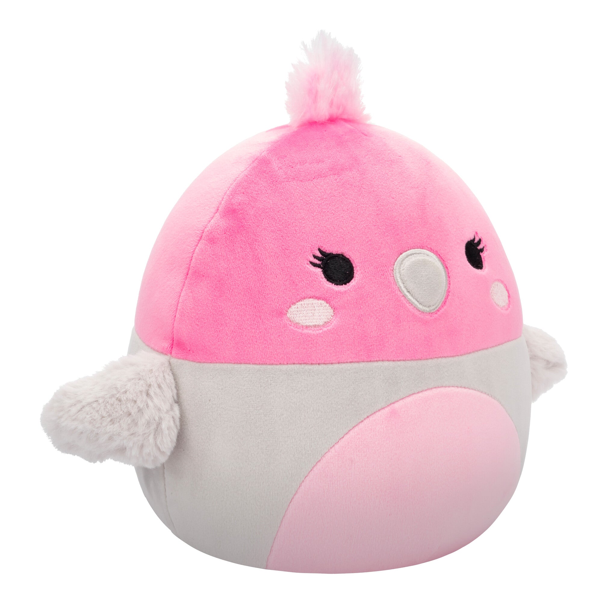 Squishmallows 7.5 Inch Plush  S20 Jayla Pink & Grey Galah Bird