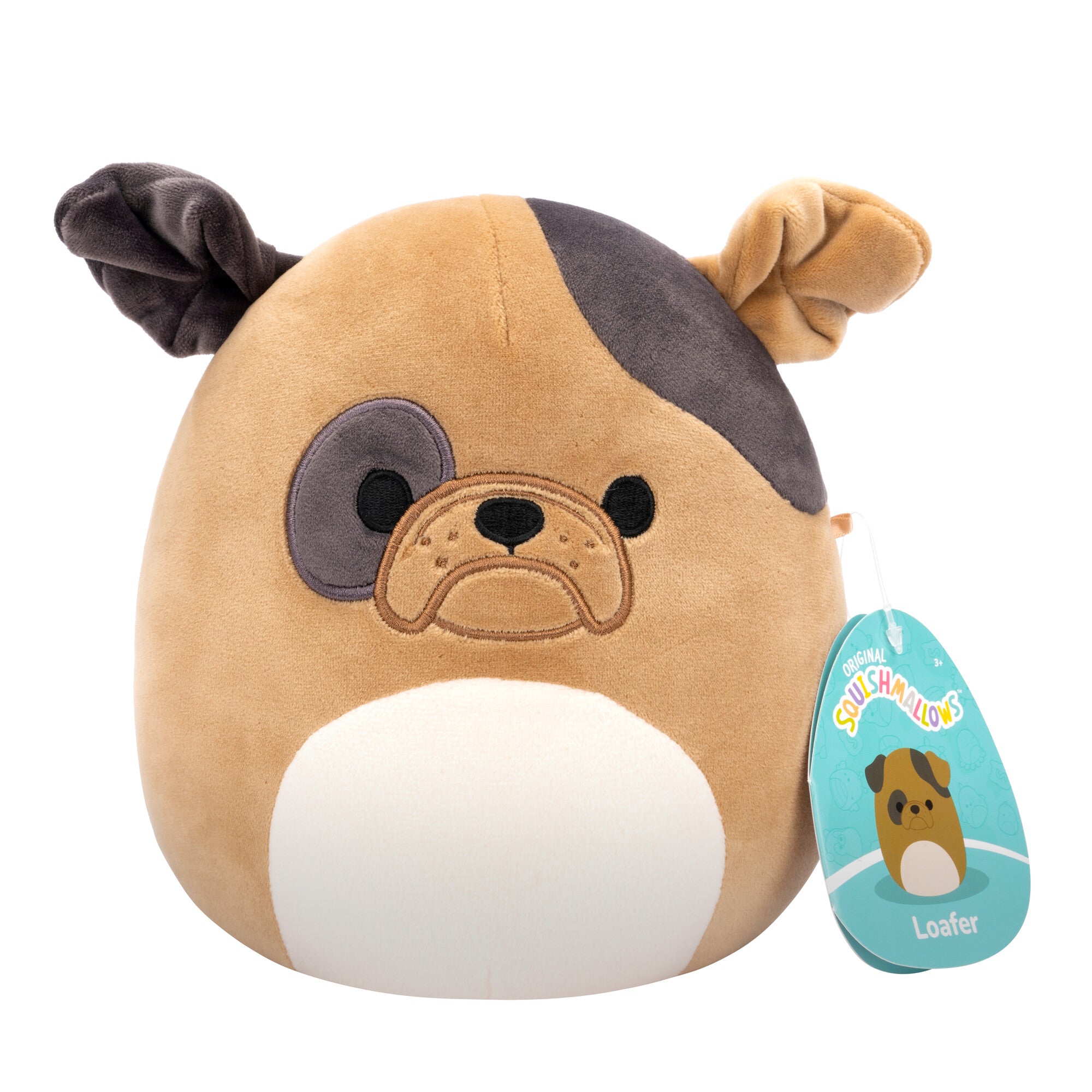 Squishmallows 7.5 Inch Plush S20 Loafer Brown Bulldog