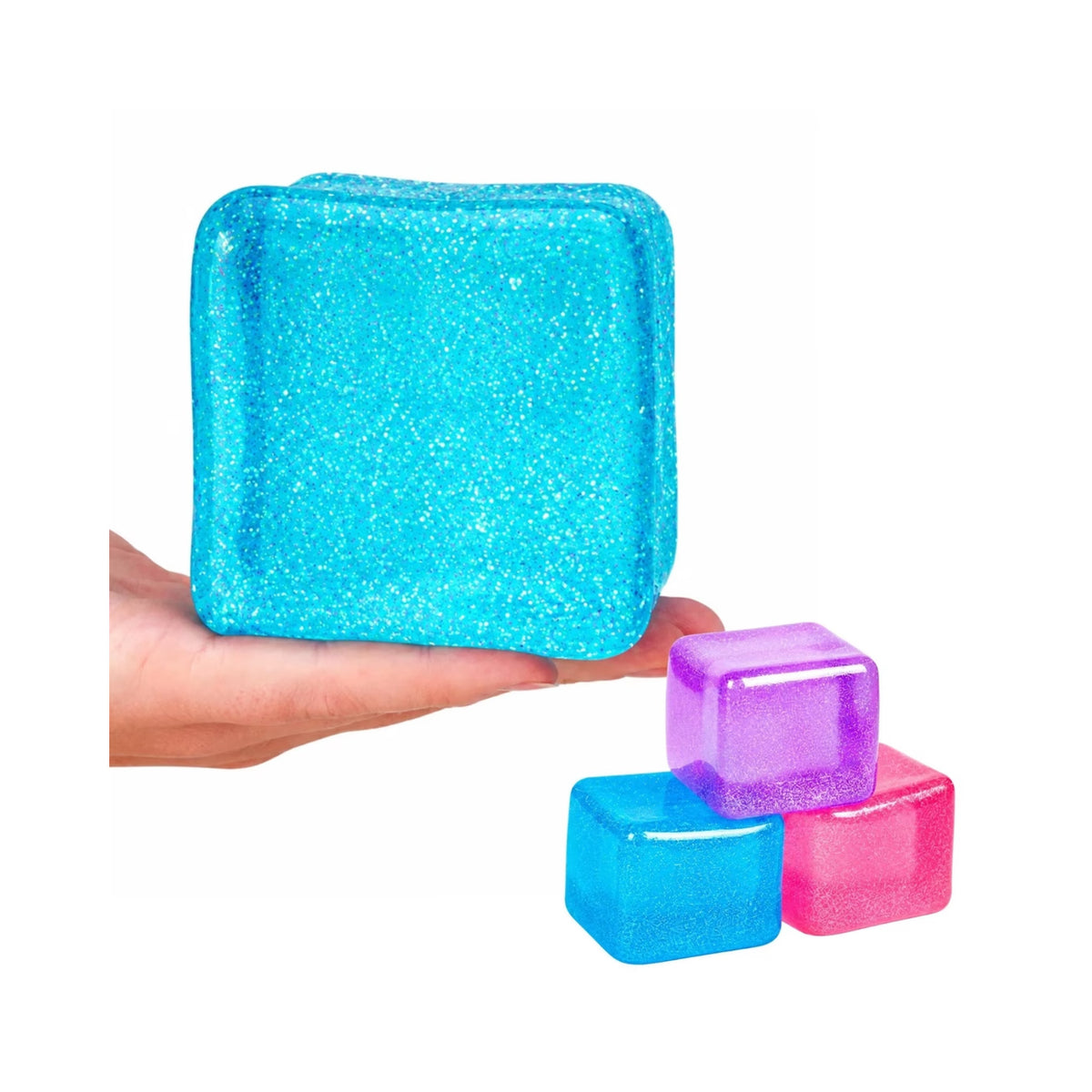 Squishy Mega Glitter Cube Assorted Styles