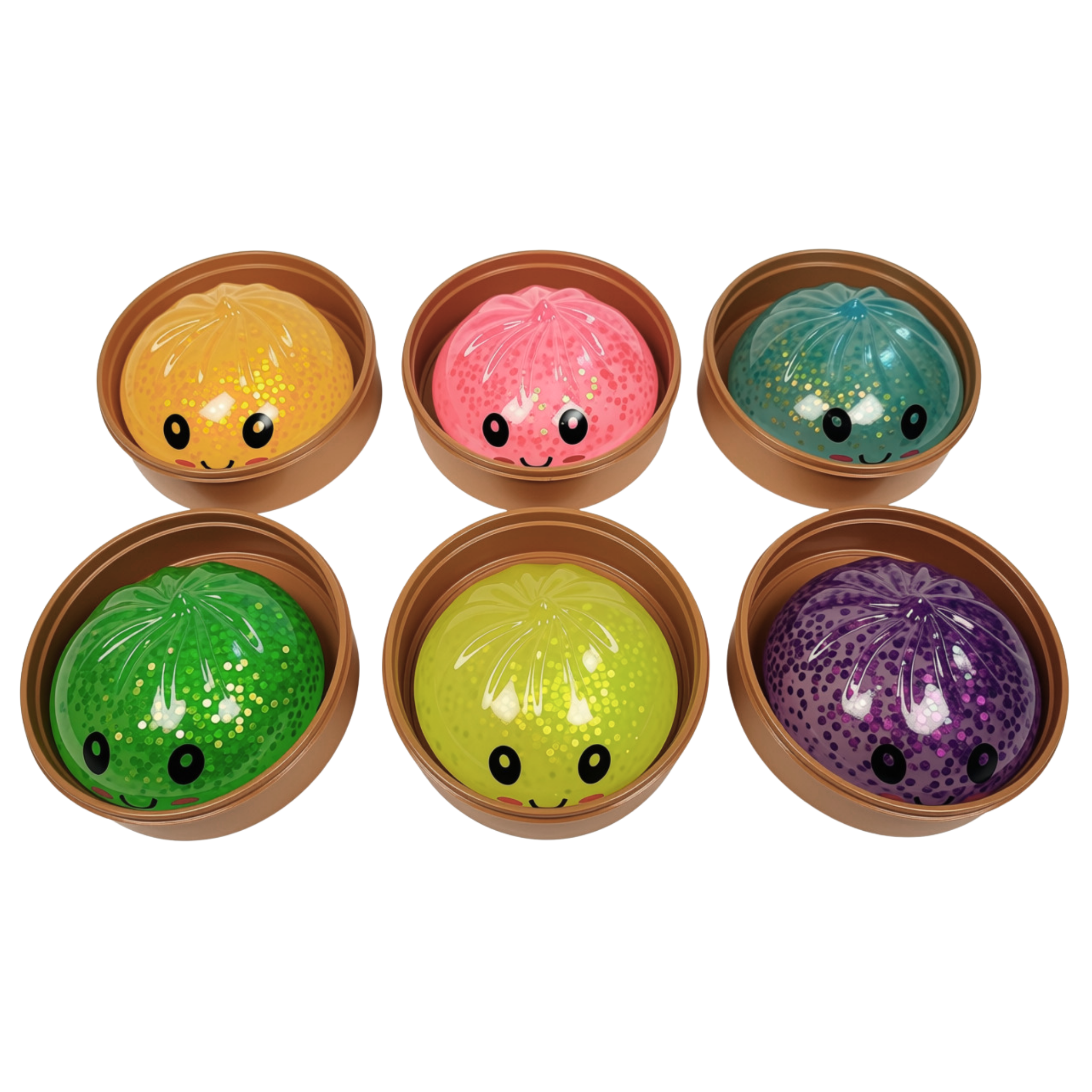 Squishy Mystery Glow In The Dark Dumplings Assorted Styles