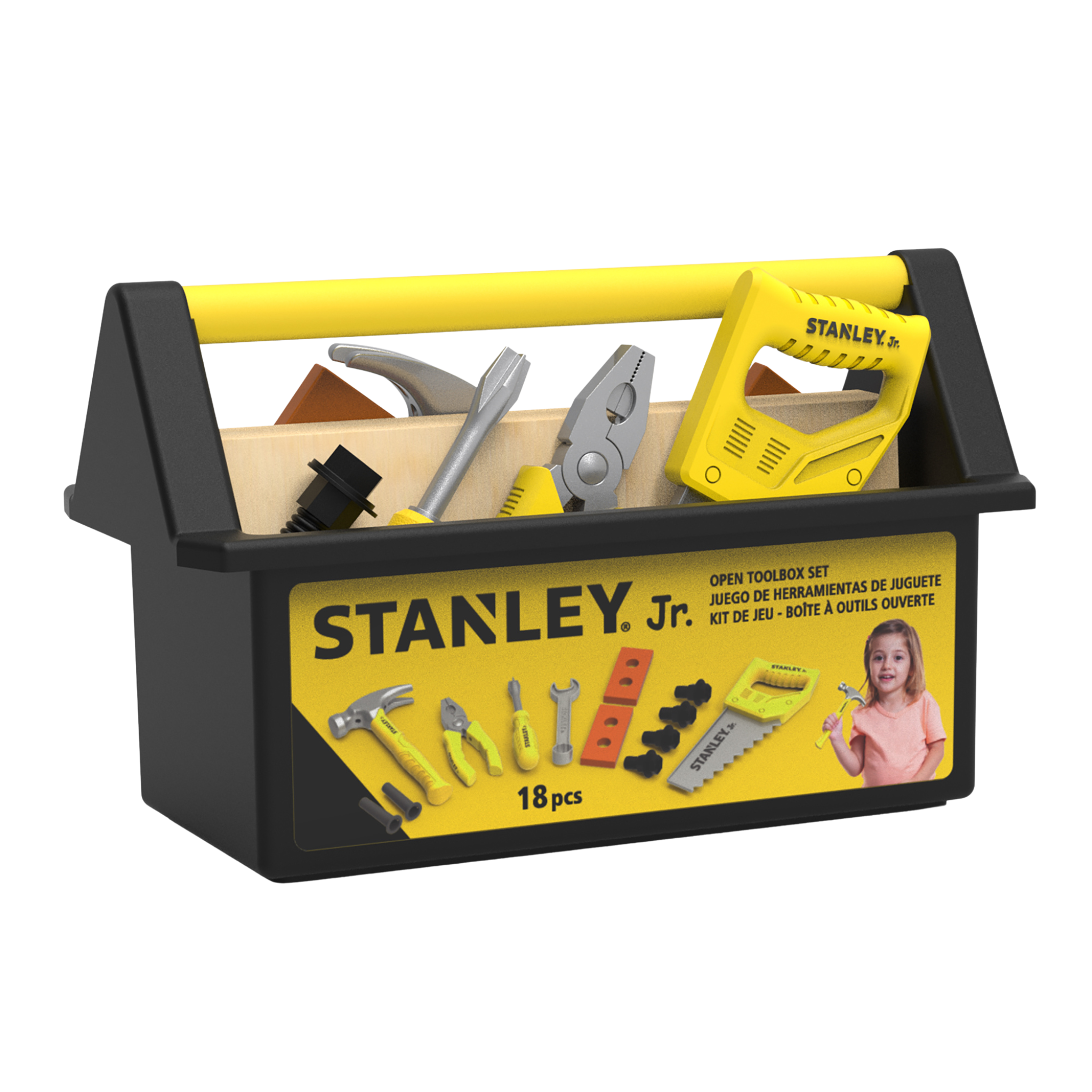 Stanley Jr. 18 Piece Open Toolbox Set