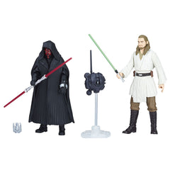STAR WARS FORCE LINK FIGURE 2 PACK DARTH MAUL AND QUI-GON JIN