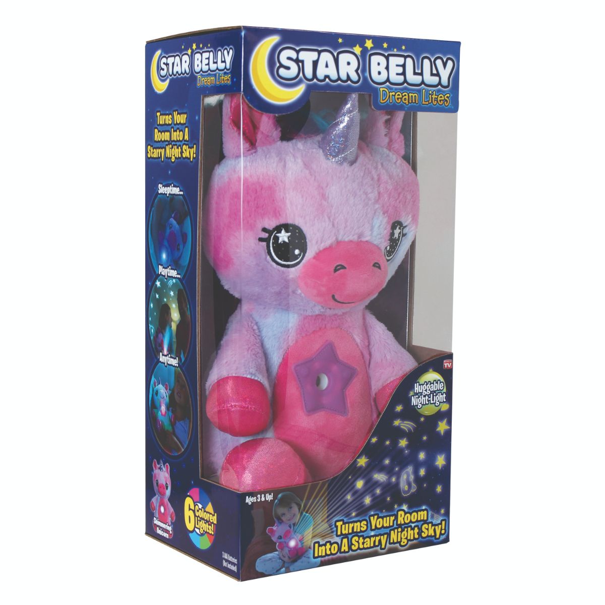 Star Belly Dream Lites Pink & Purple Unicorn - Toyworld Australia
