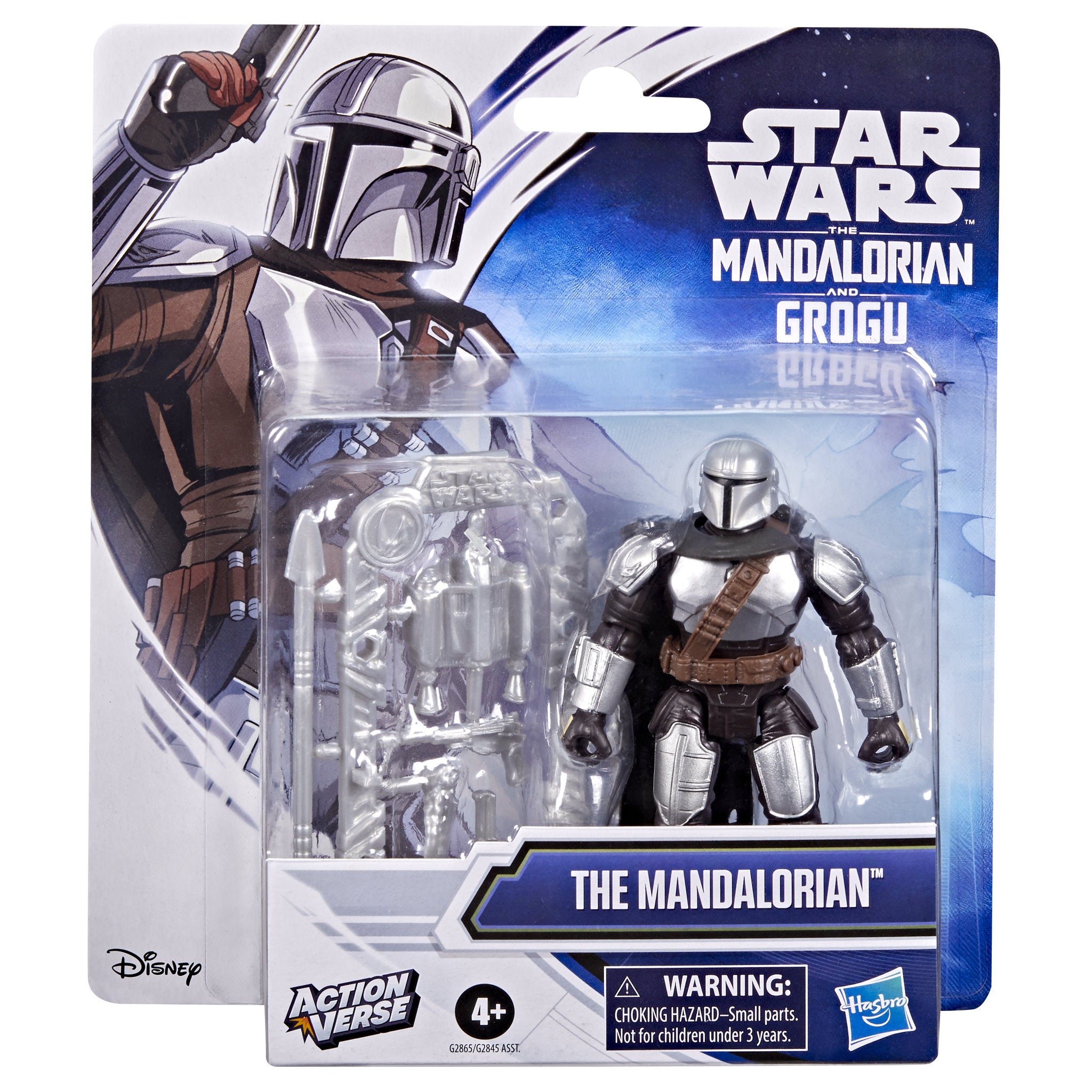 Star Wars ActionVerse The Mandalorian and Grogu 4.5 Inch Figure - The Mandalorian