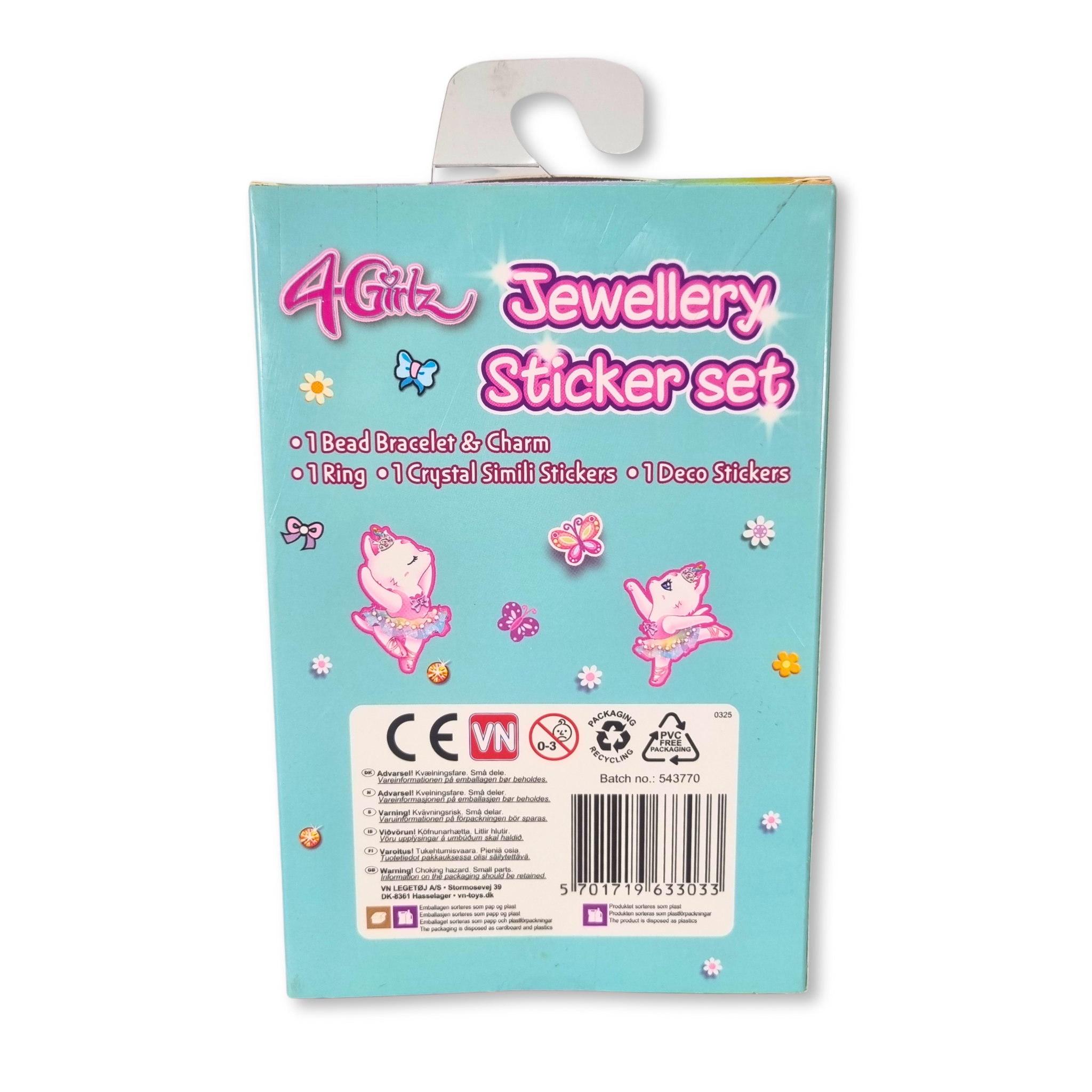 4Girlz Jewellery Sticker Set