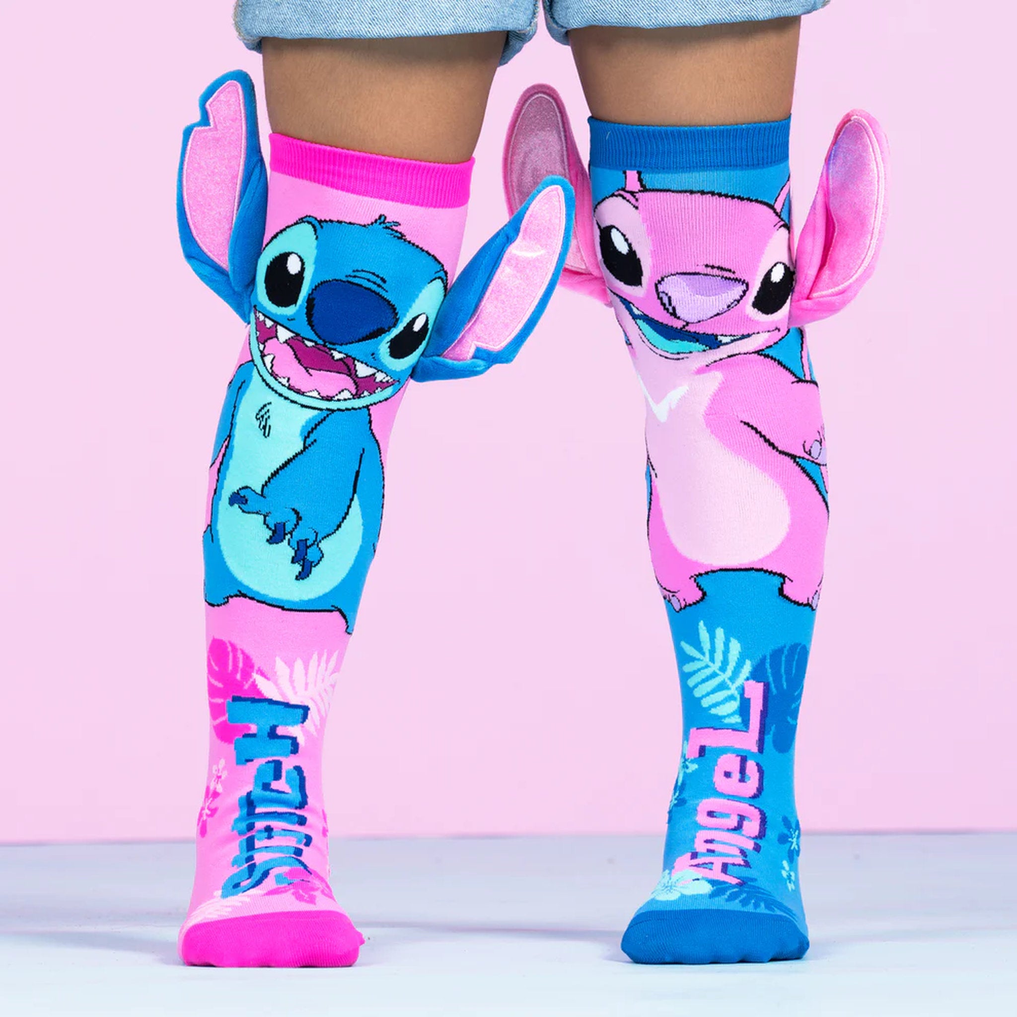 MADMIA Stitch & Angel Toddler Socks