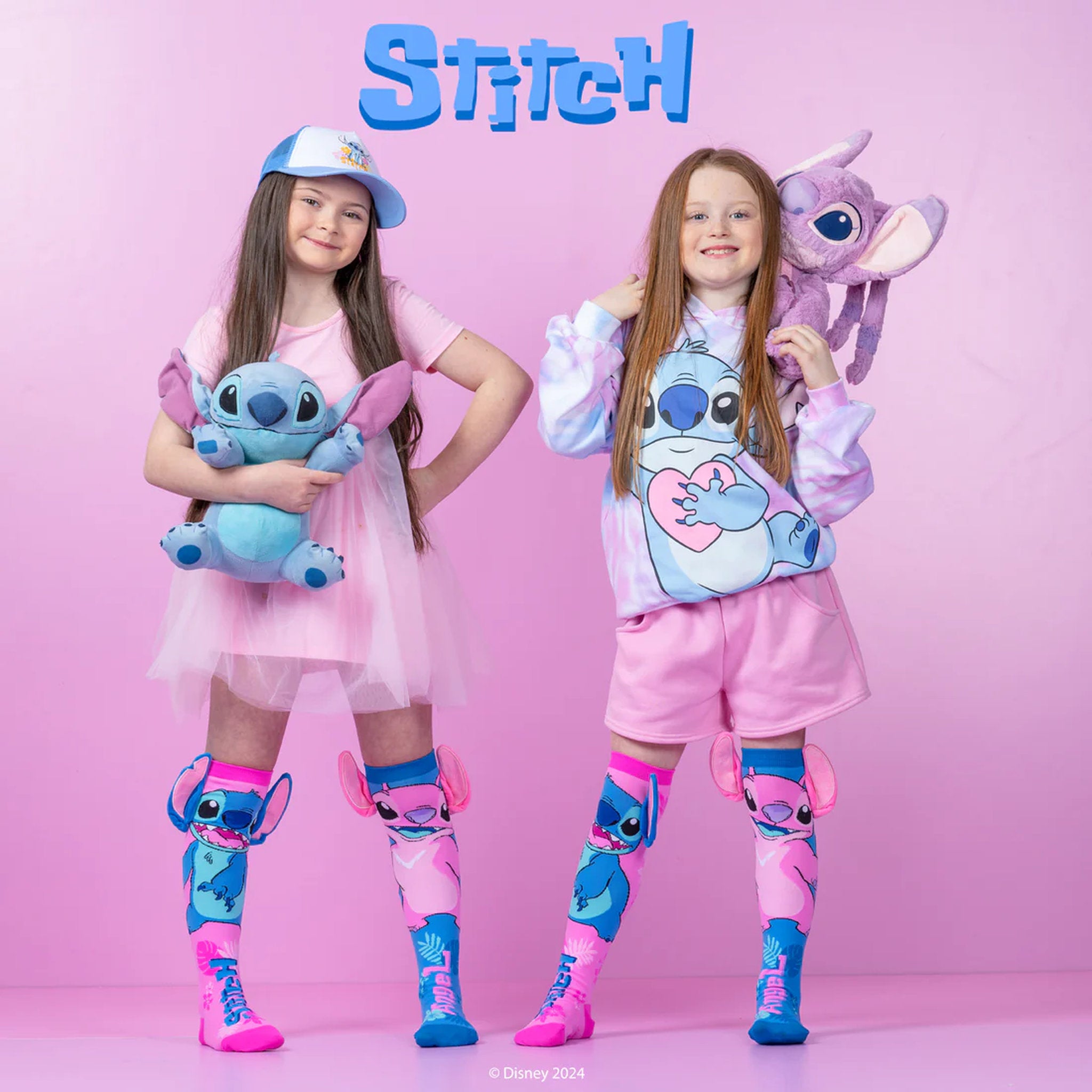 MADMIA Stitch & Angel Toddler Socks