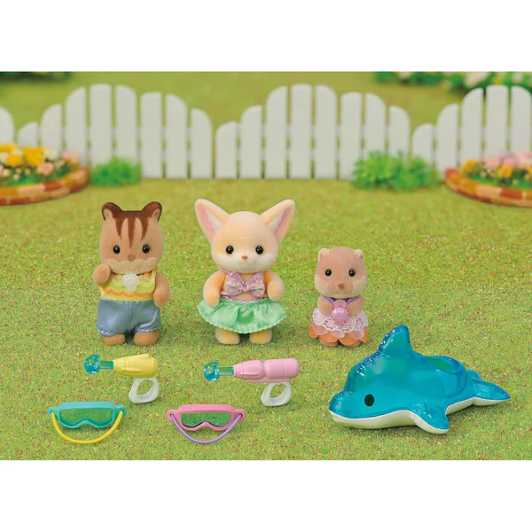 Sylvanian Families Nursery Friends - Pool Fun Trio