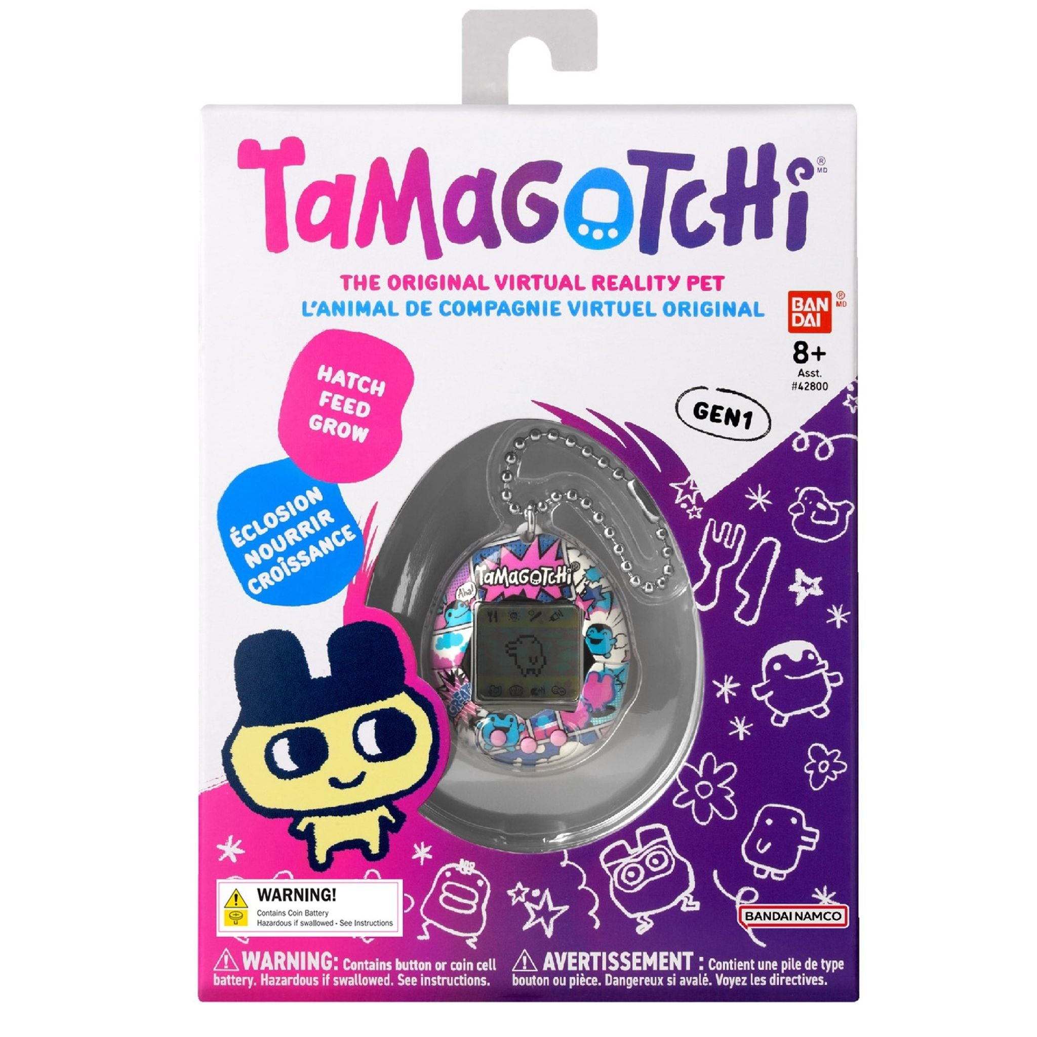 Tamagotchi Original Virtual Reality Pet - Ginjirotchi Comic Book